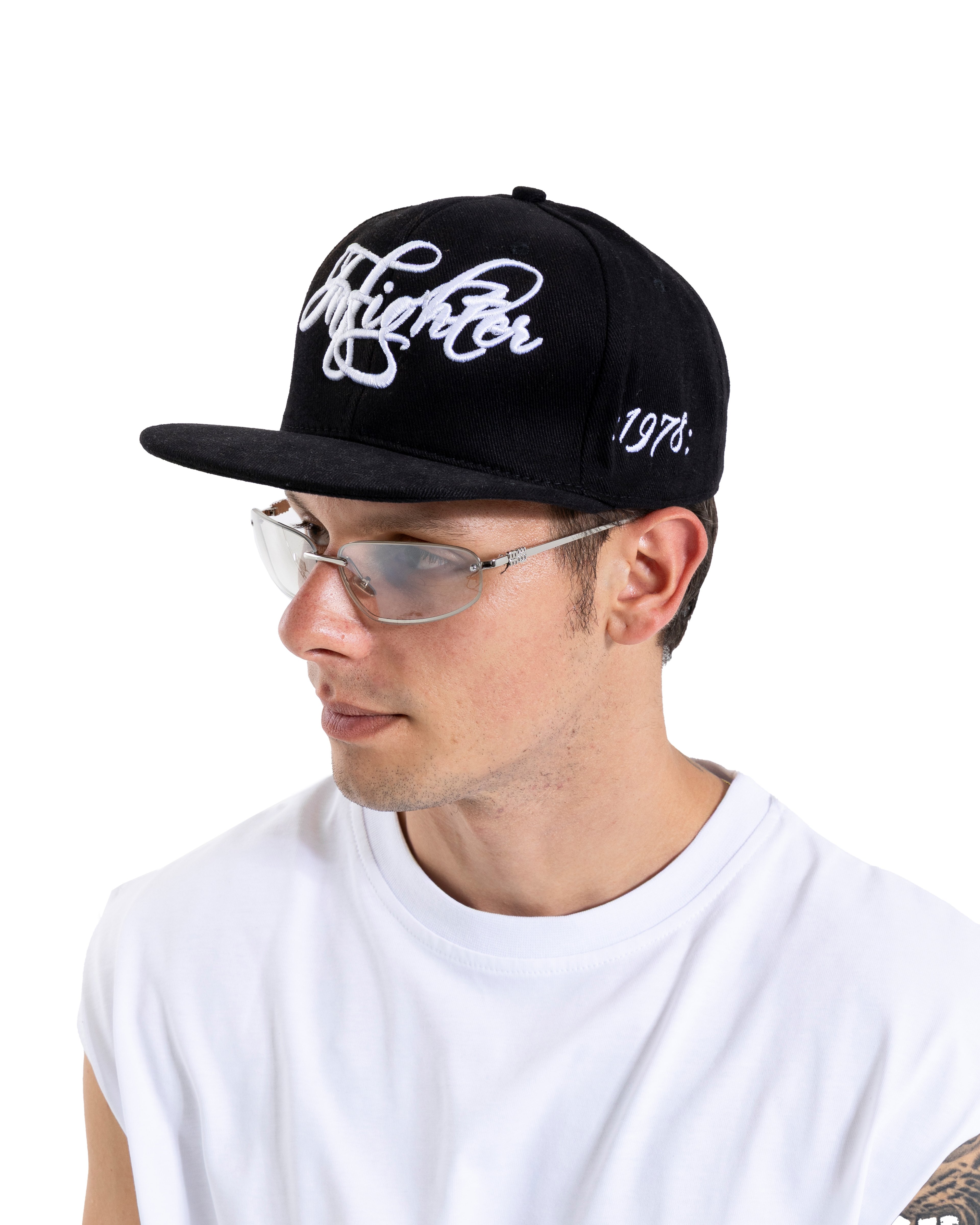 Hip Hop Cap Siyah Embrodey