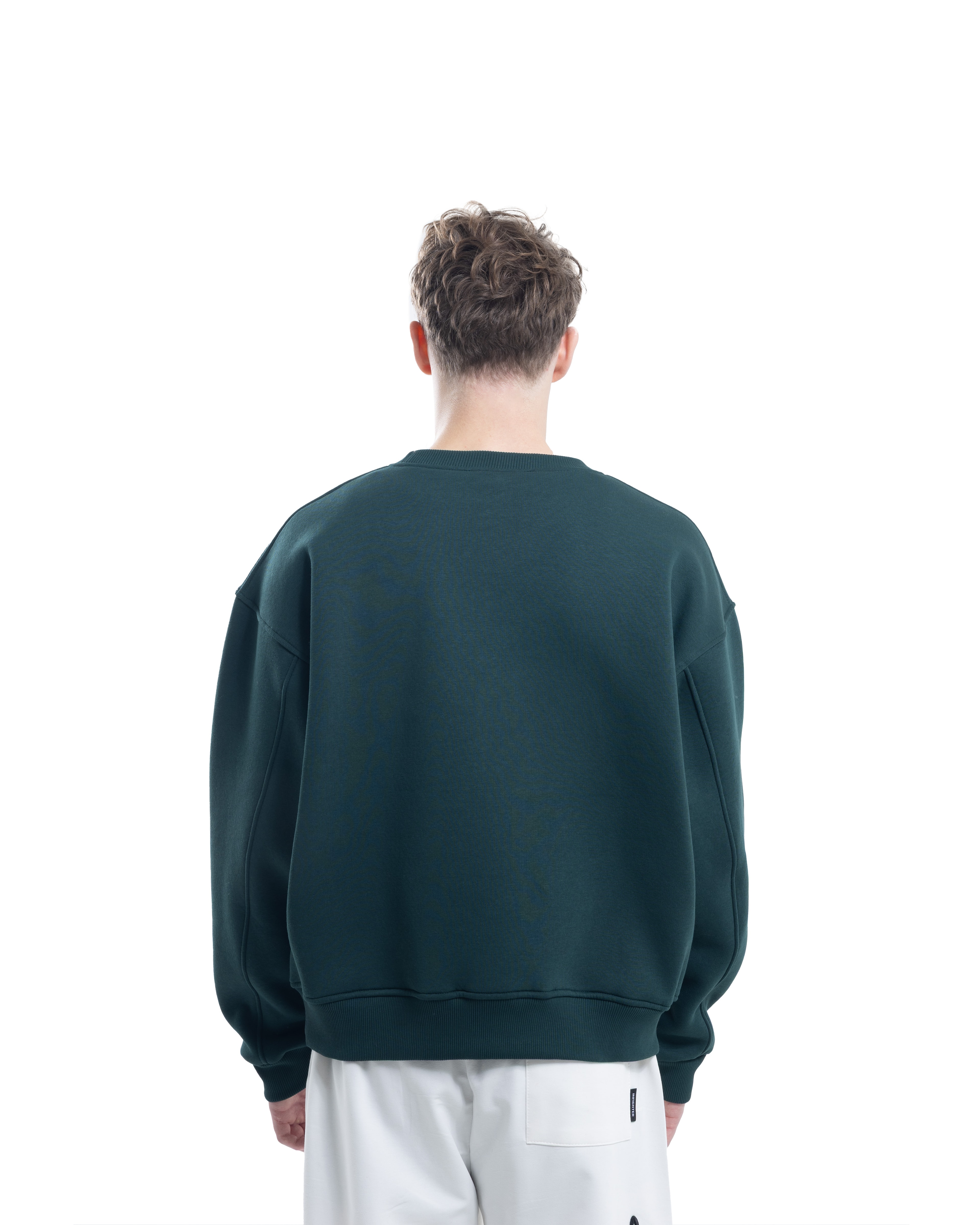 Nefti Bisiklet Yaka Basıc Sweatshirt