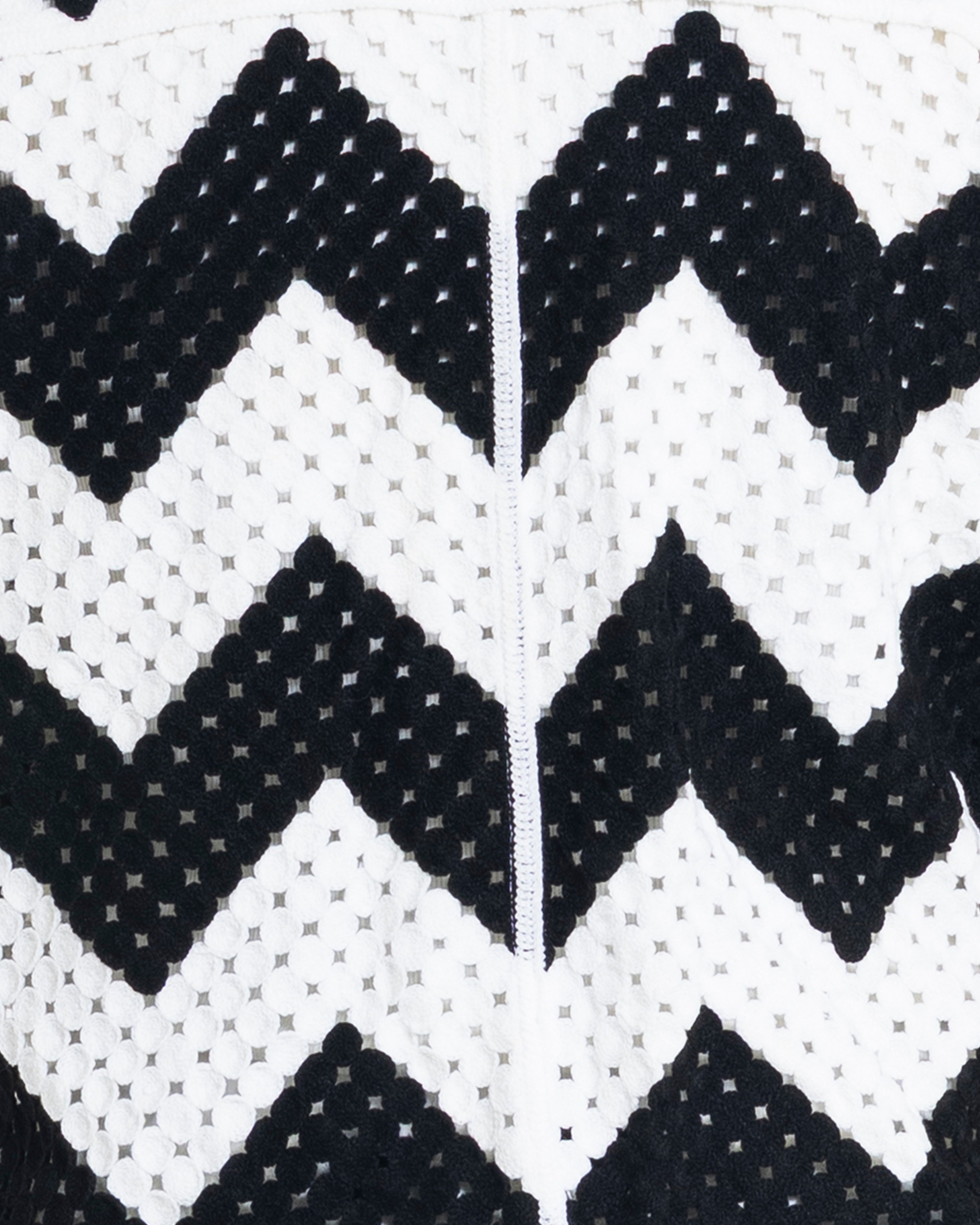 Unisex Knitted ZigZag Edge Shirt