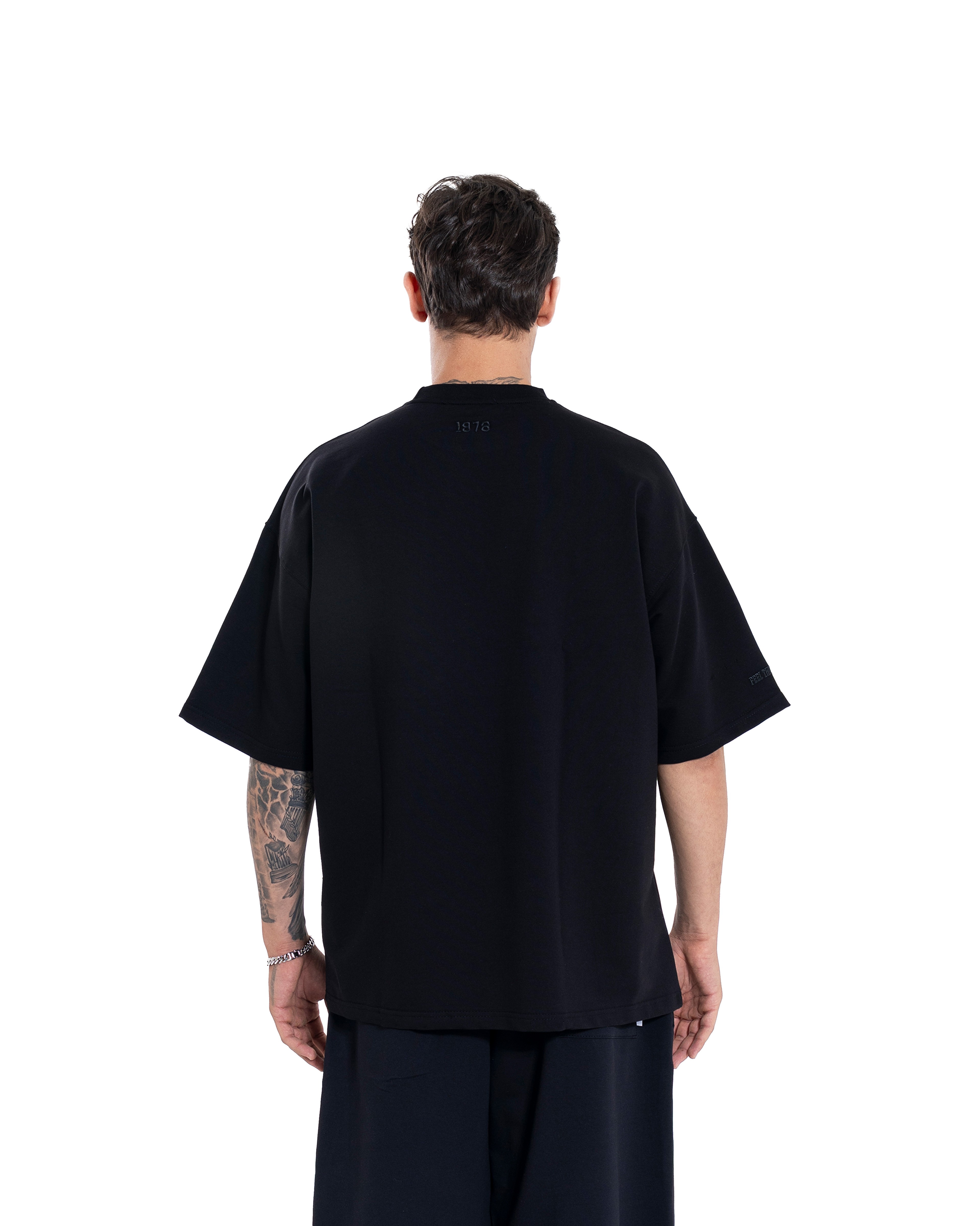 Siyah Basic Oversize Tişört