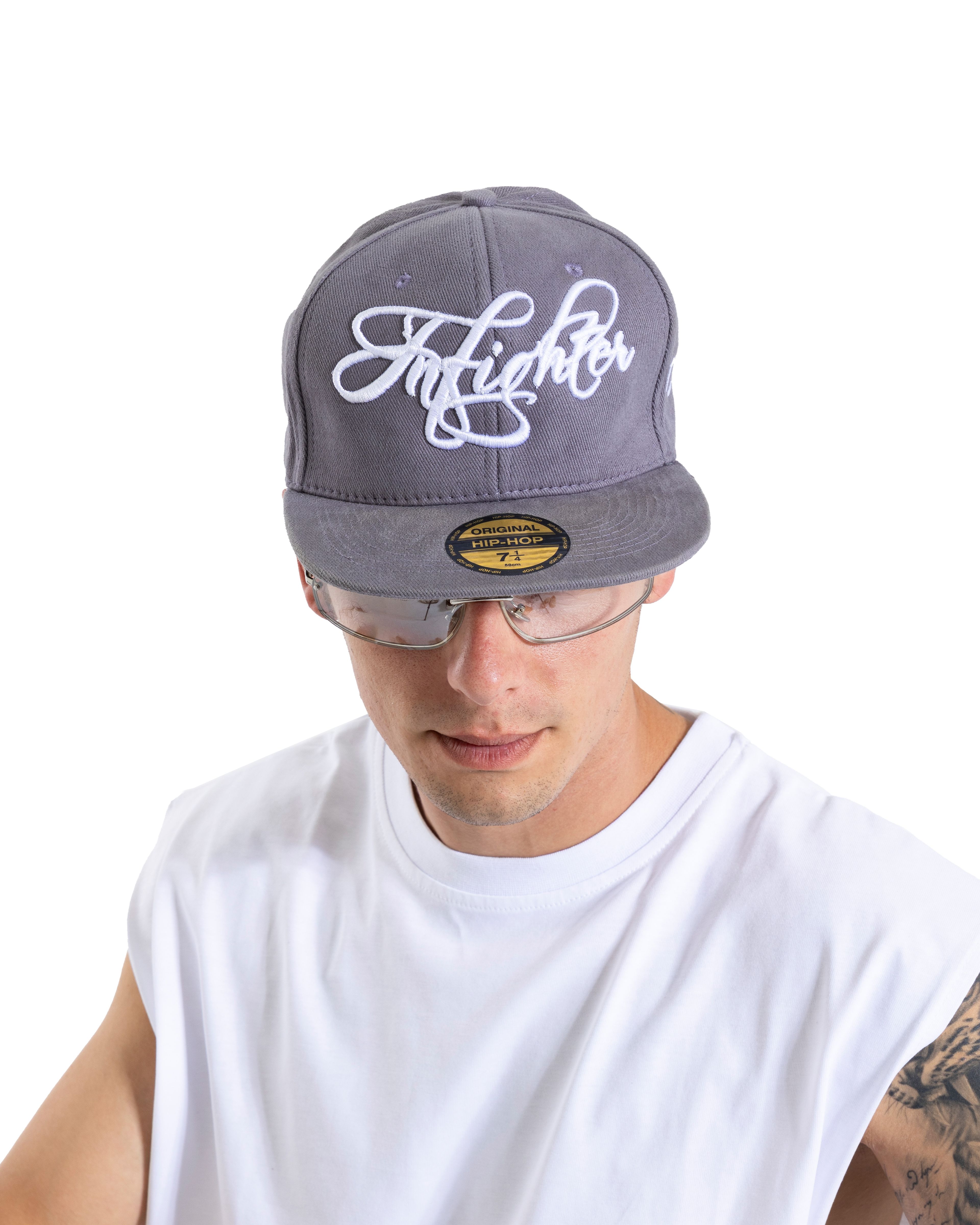Hip Hop Cap Gri Embrodey