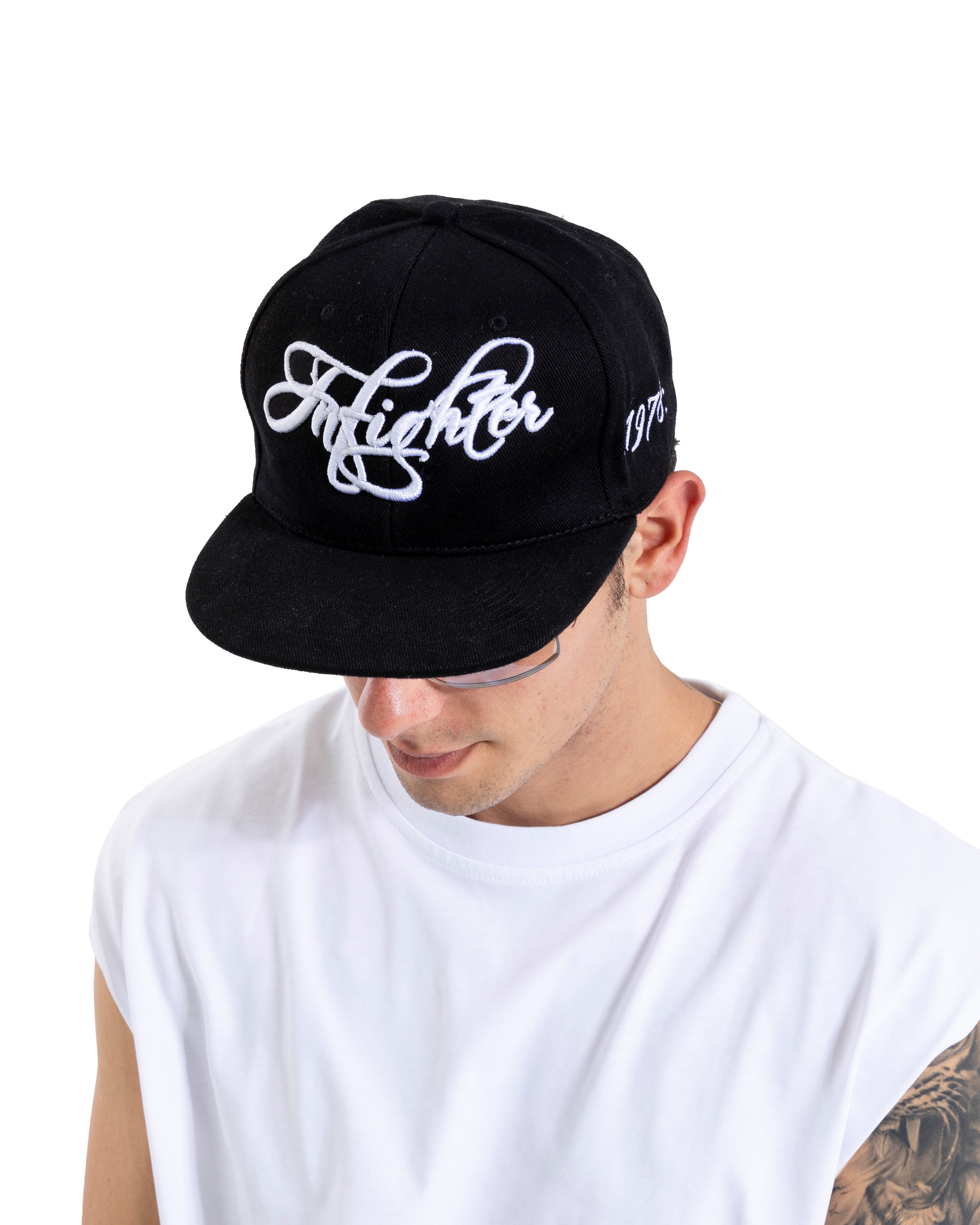 Hip Hop Cap Siyah Embrodey