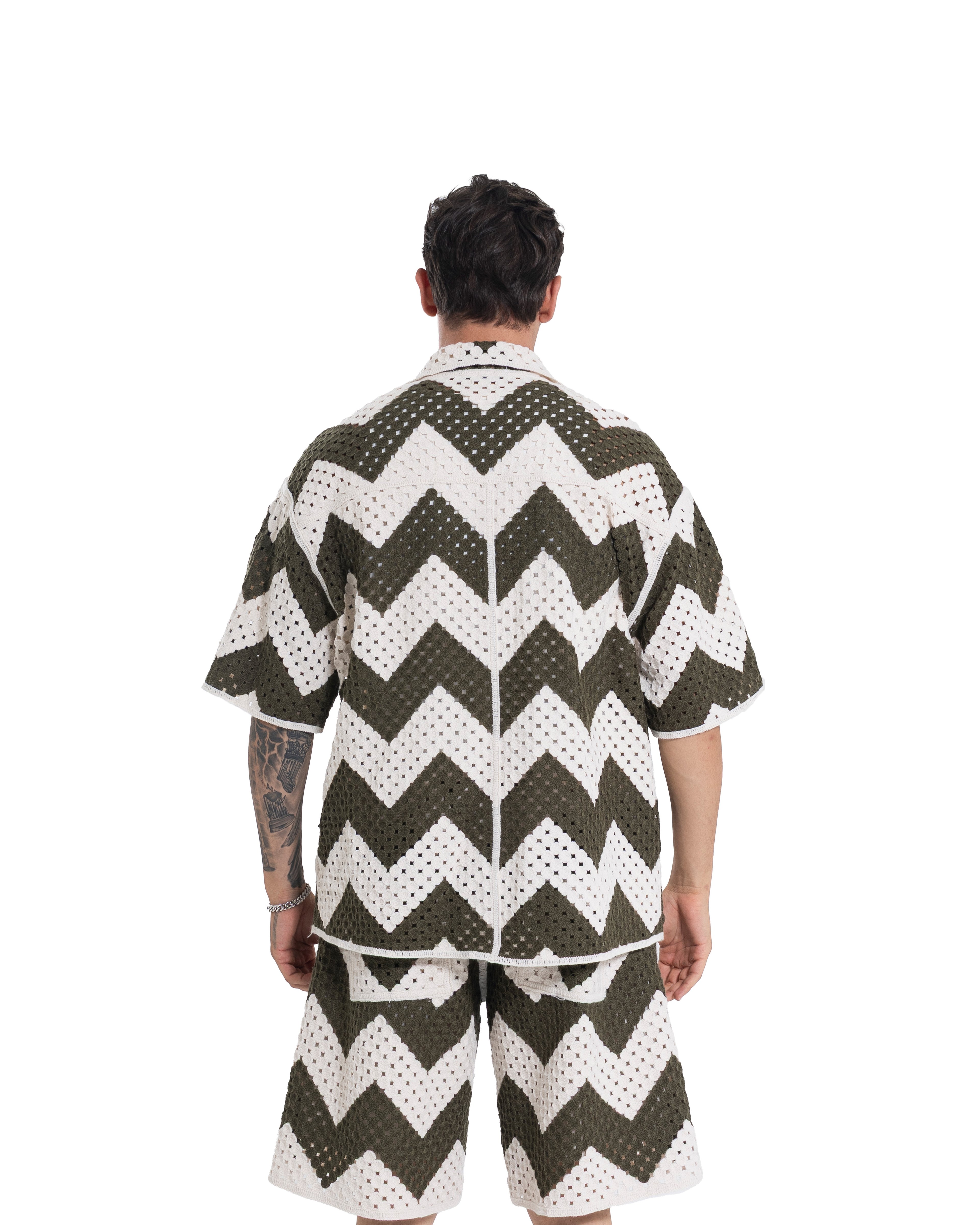 Unisex Knitted ZigZag Edge Shirt