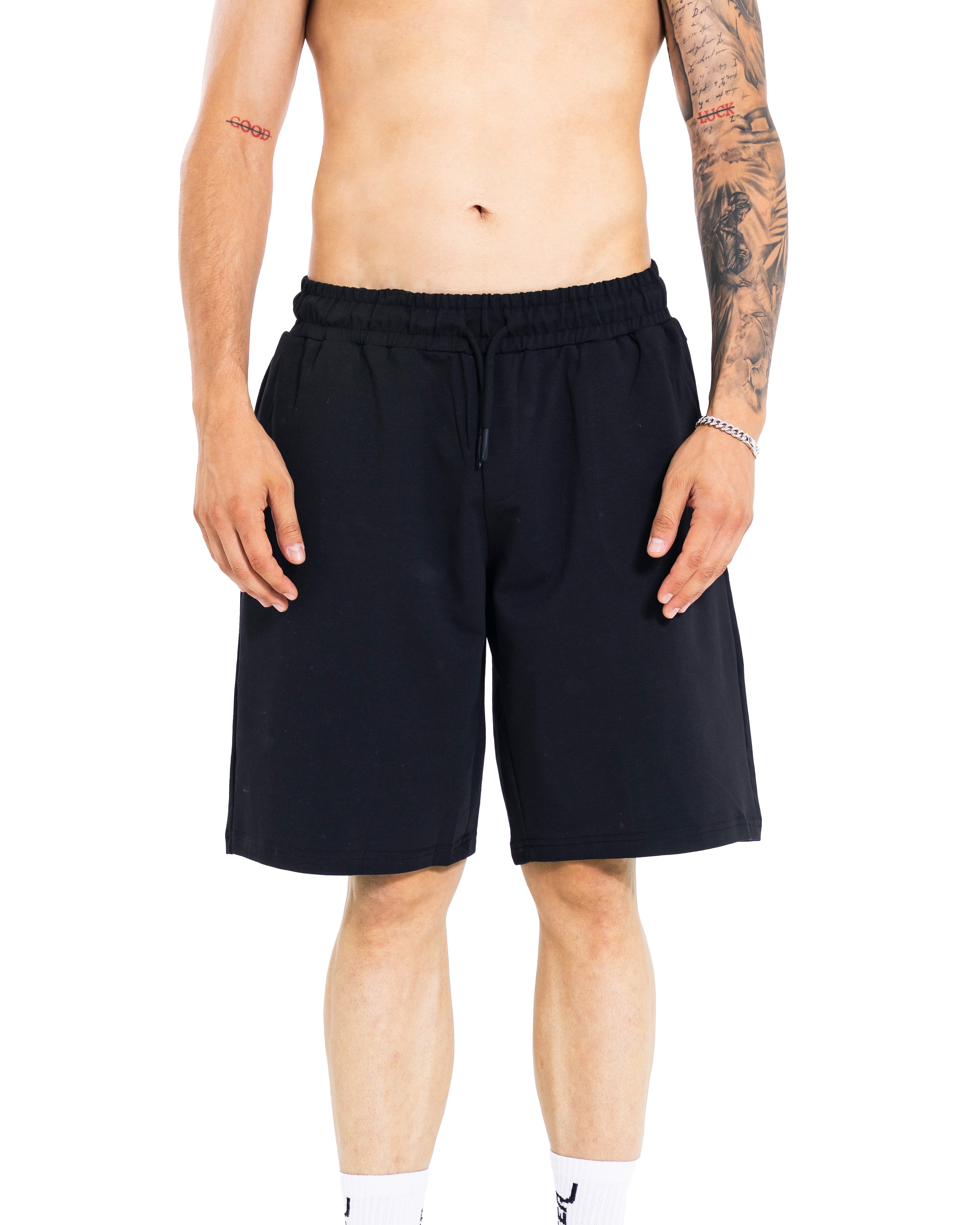 Siyah Basıc Short