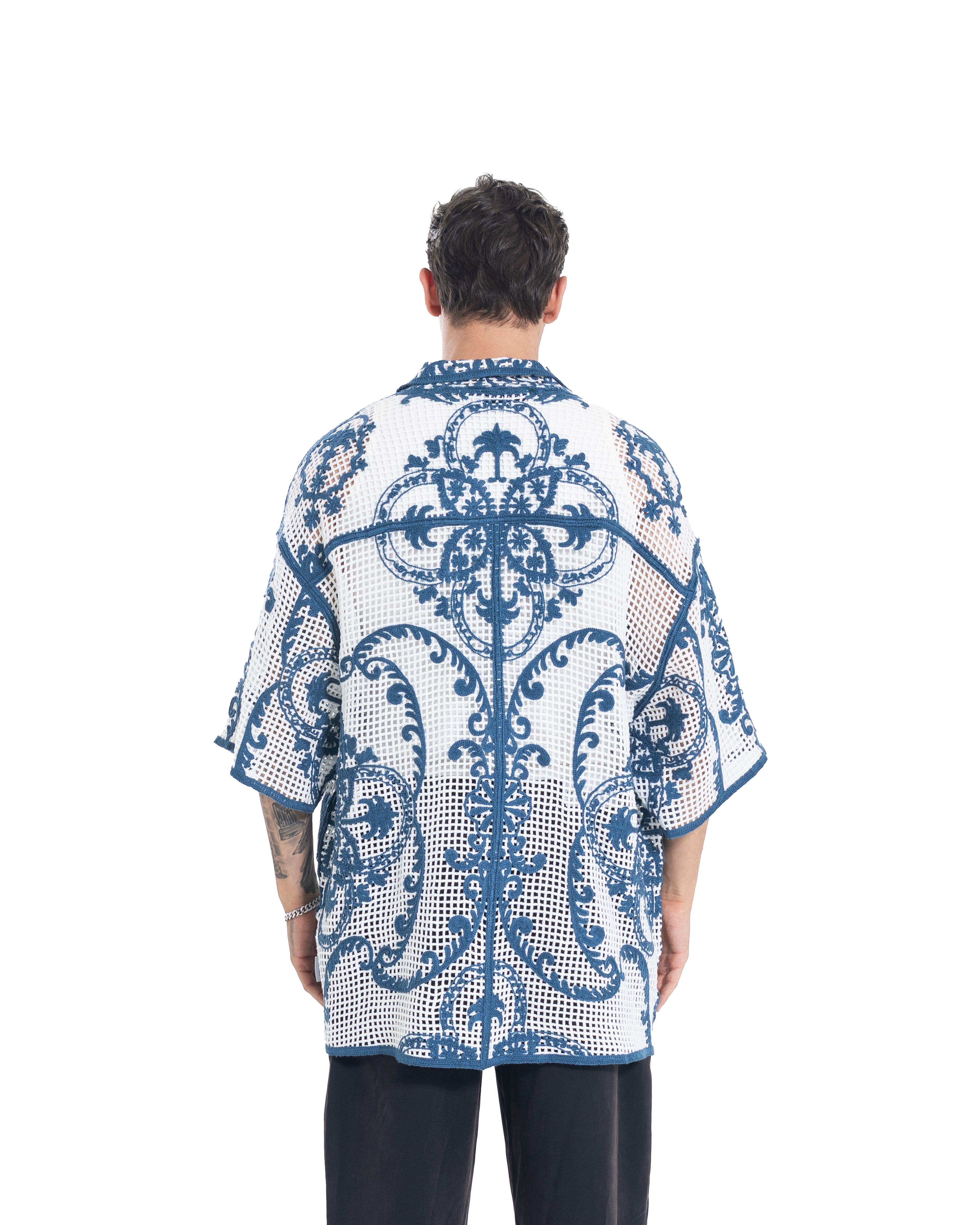 Unisex Knitted Ember Lace Shirt