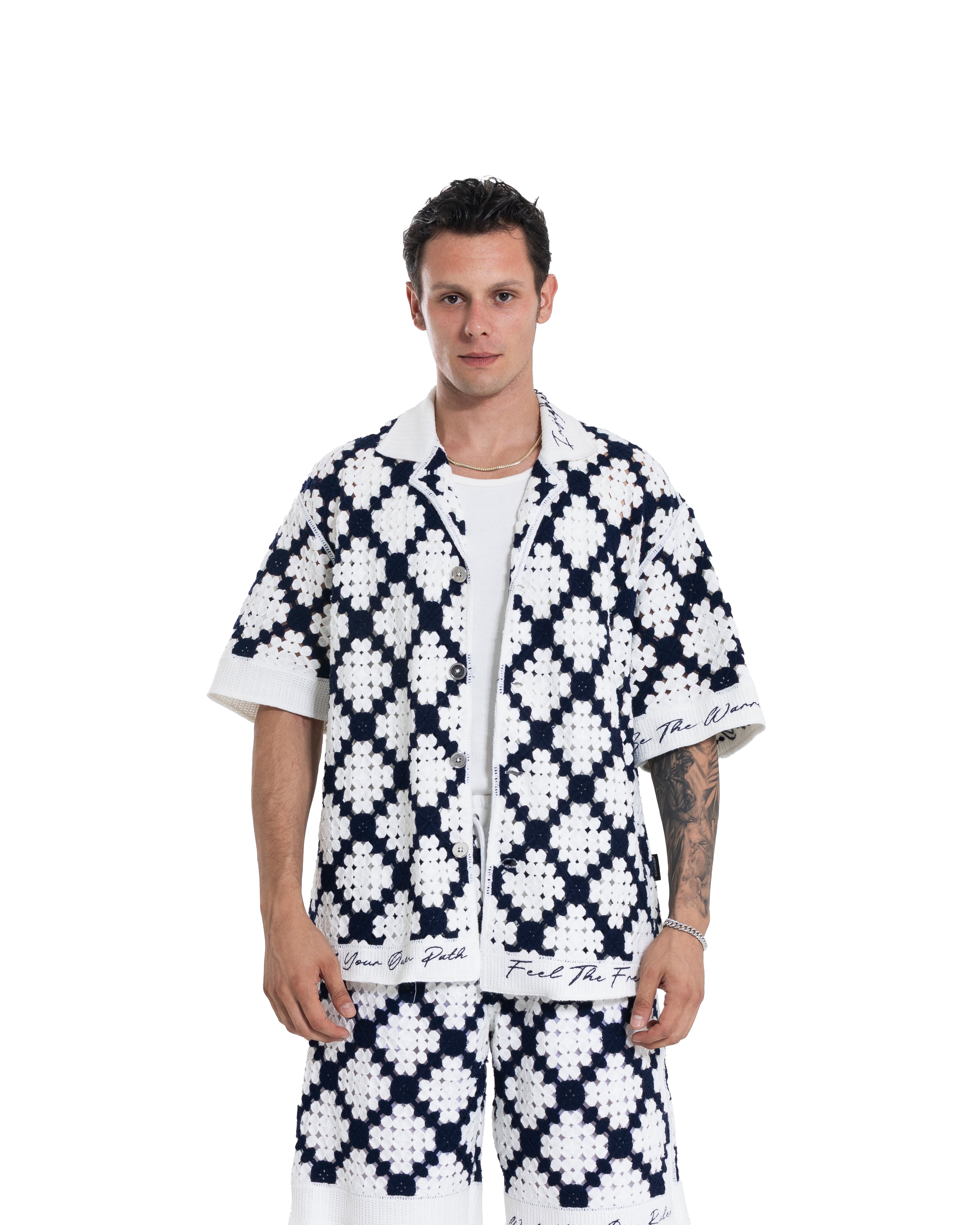 Unisex Knitted Feel The Flow Shirt