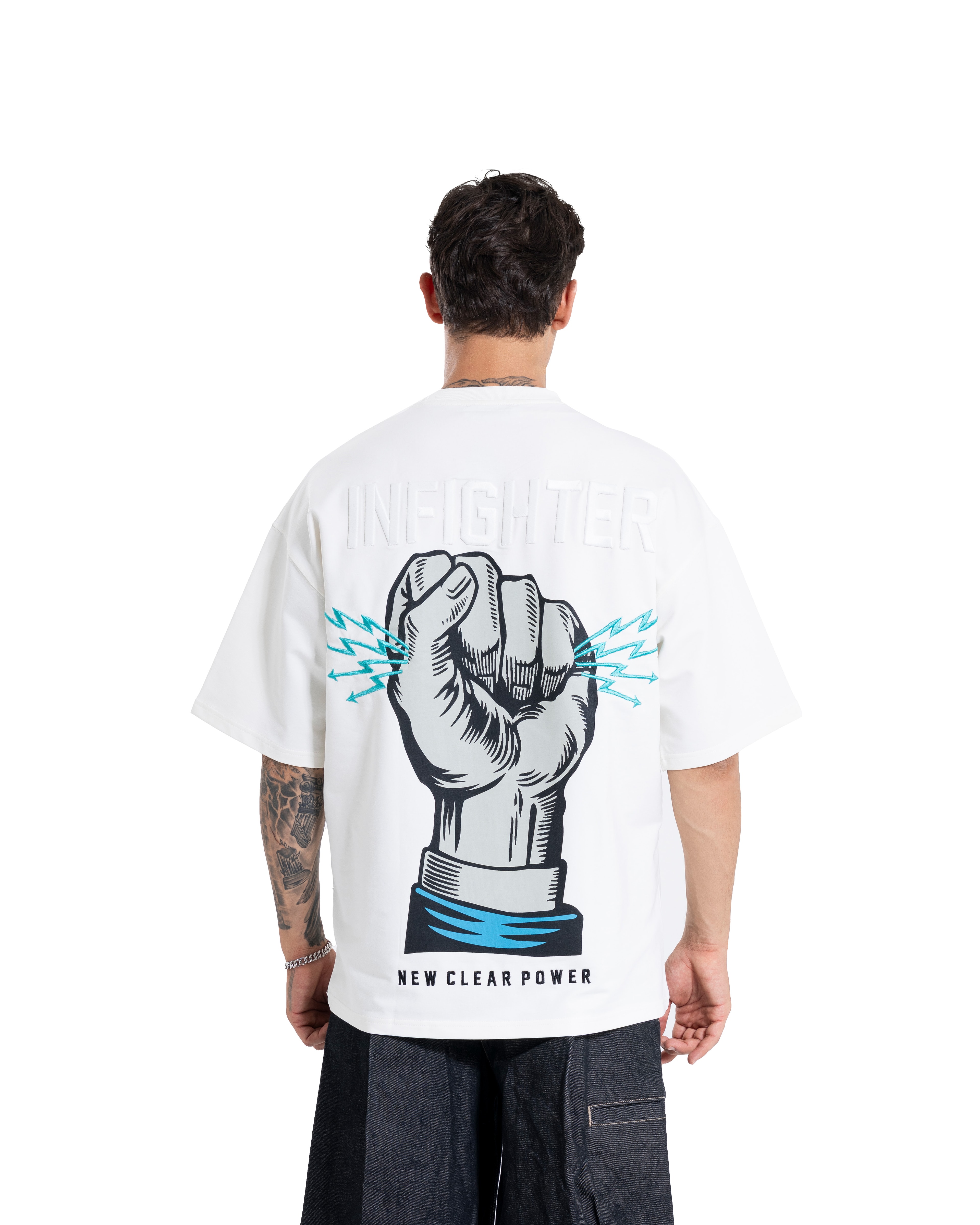 Lightning Fist Ekru Tişört