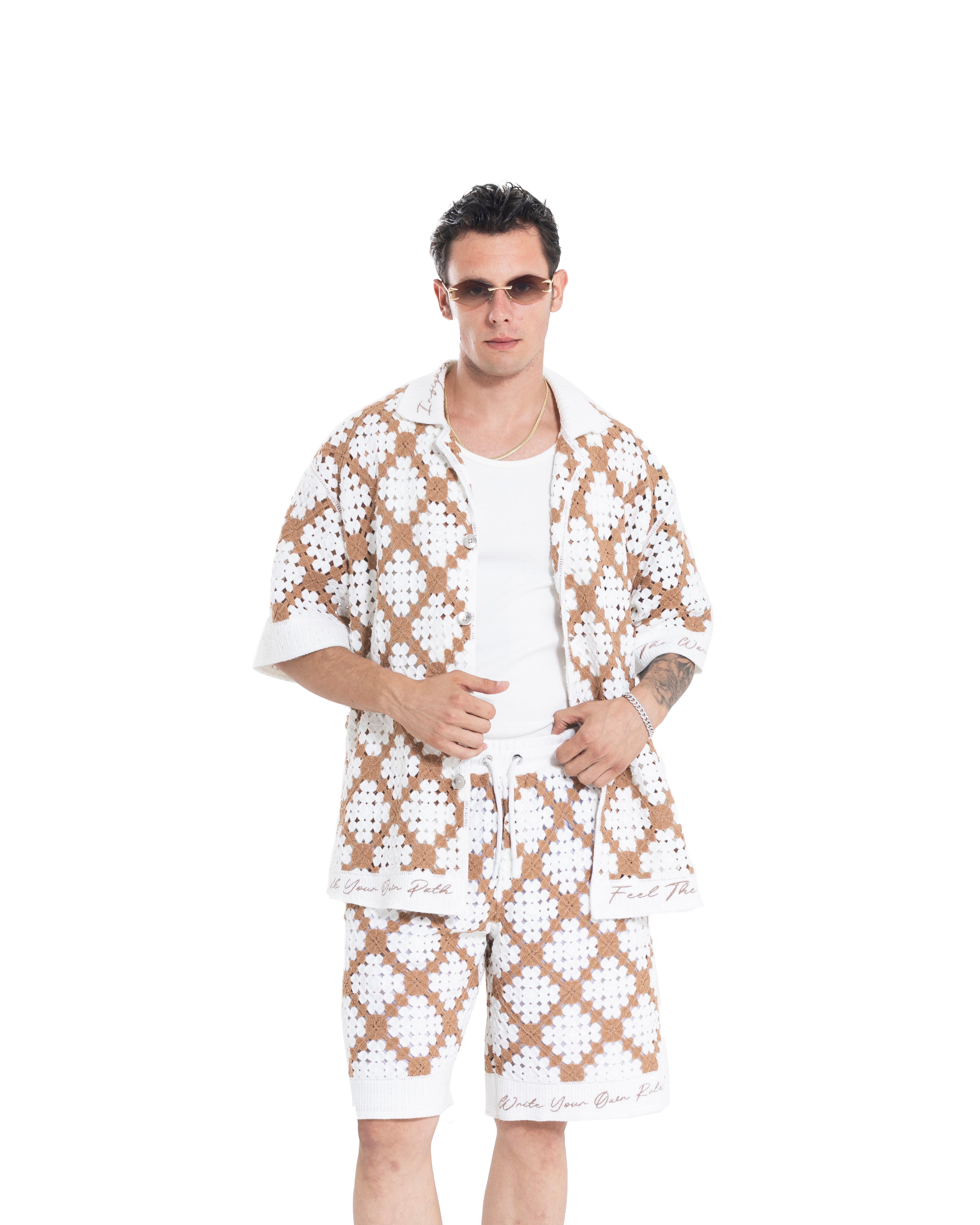 Unisex Knitted Feel The Flow Shirt