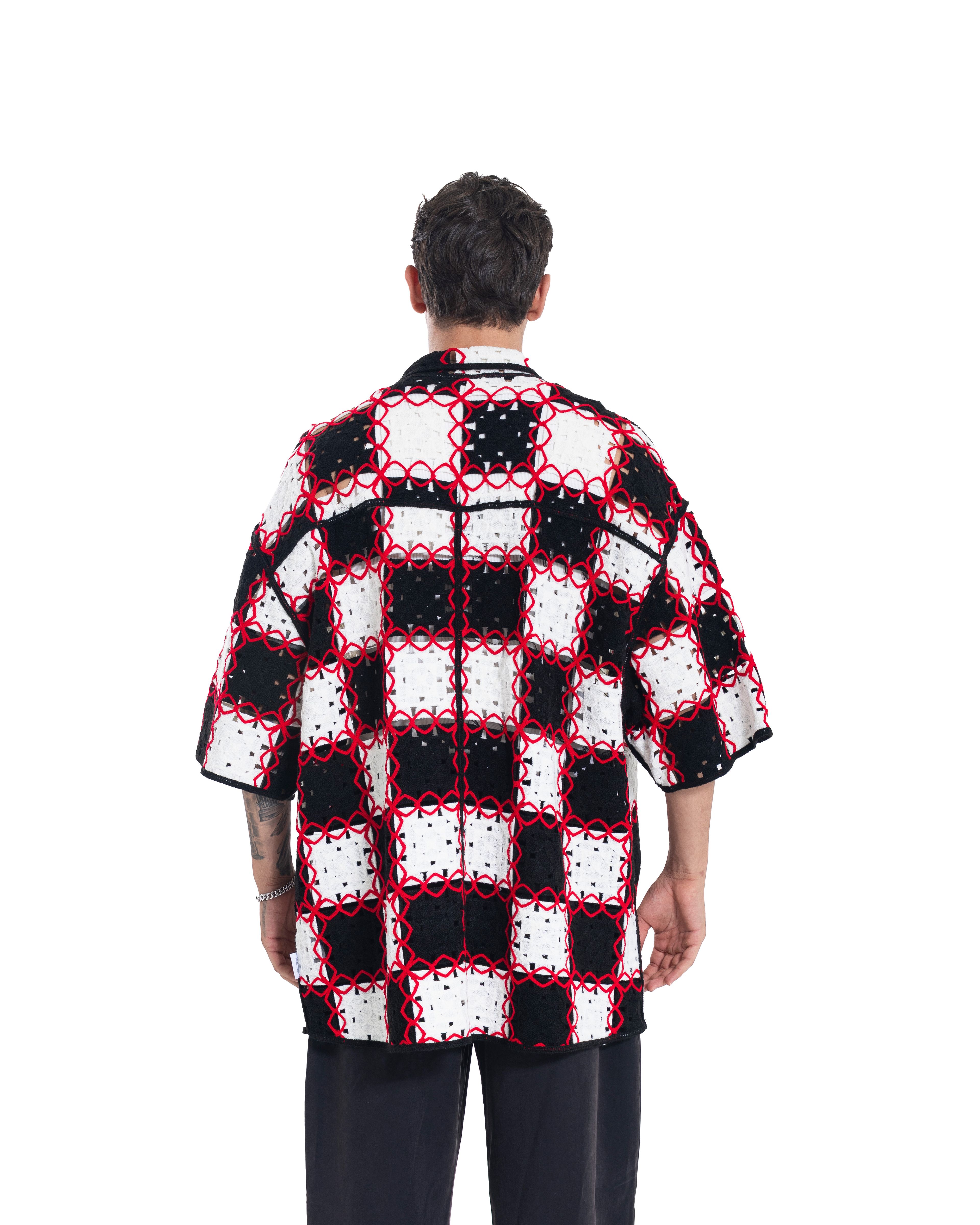 Unisex Knitted Pixel Tangle Shirt