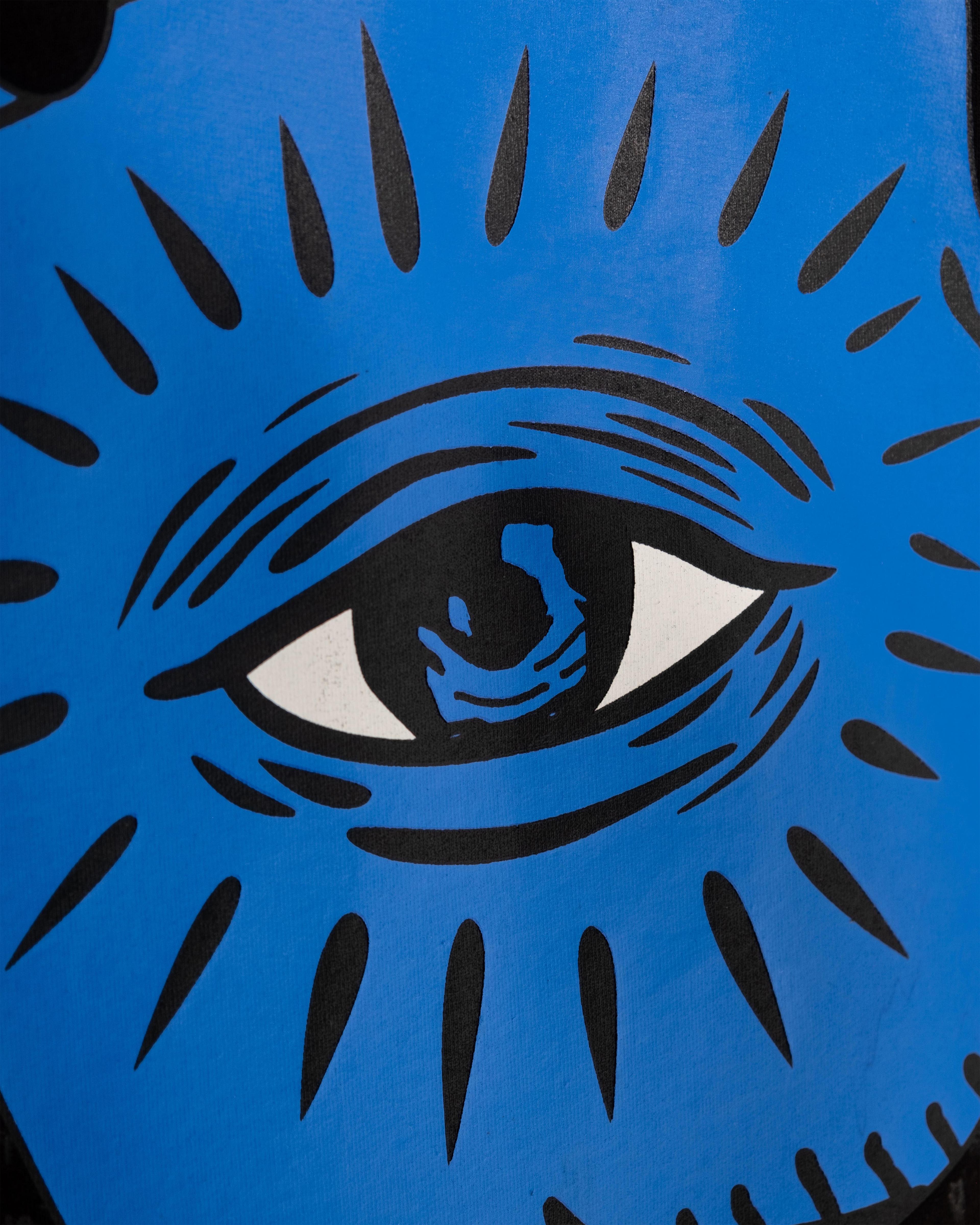  Evil Eye Oversize Siyah Tişört