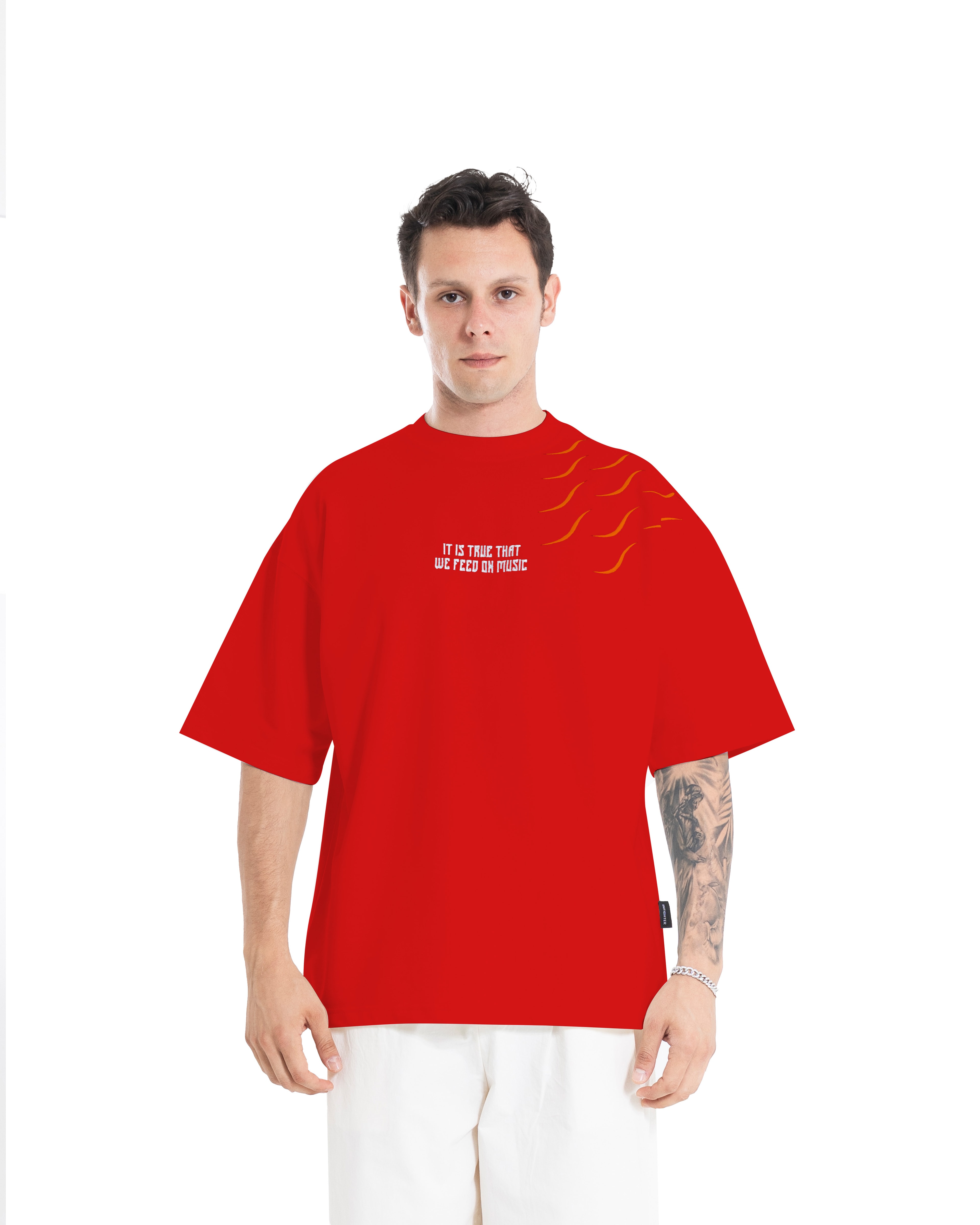 Premium Old Dj Oversize Kırmızı