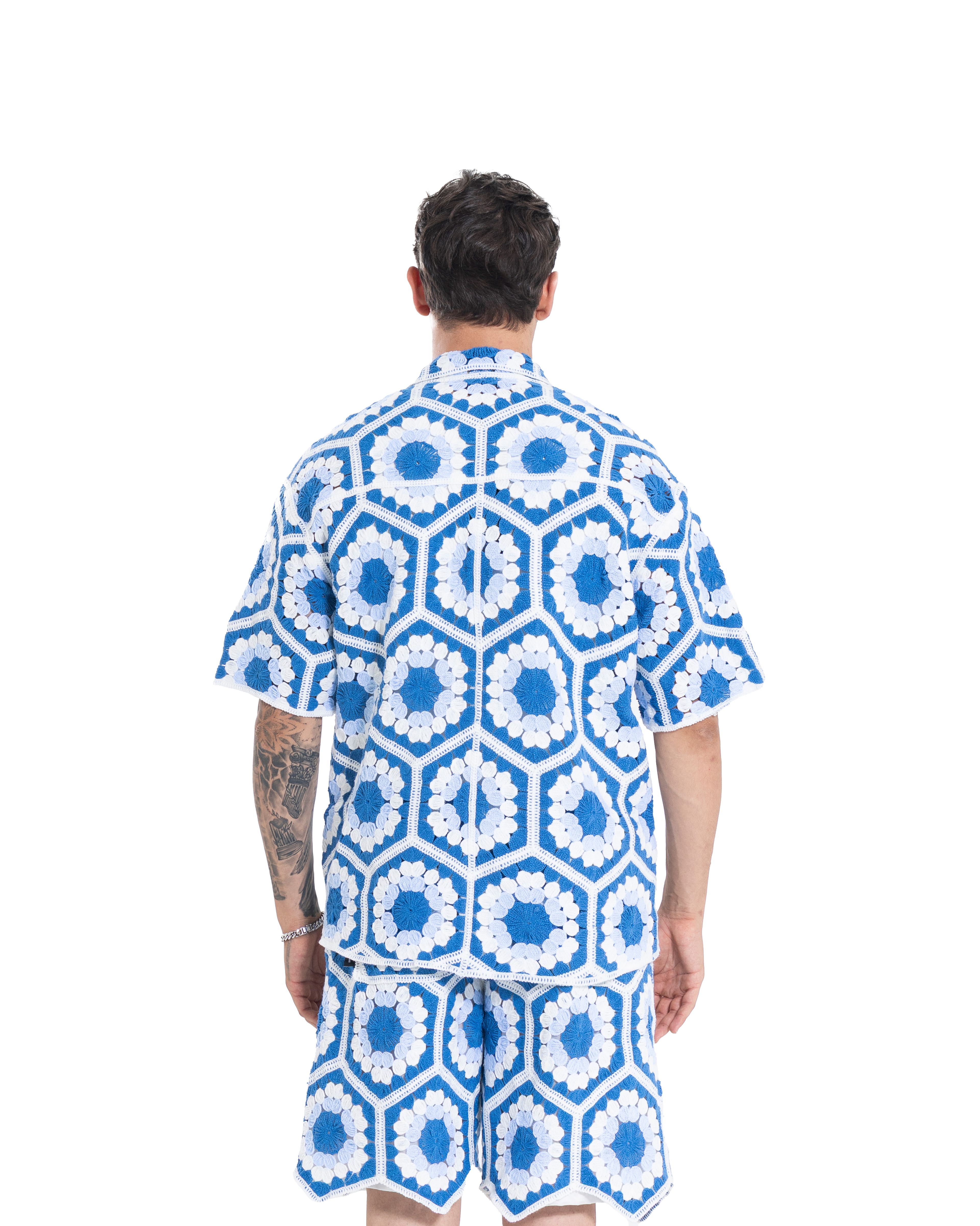 Unisex Knitted FlowerHex Shirt