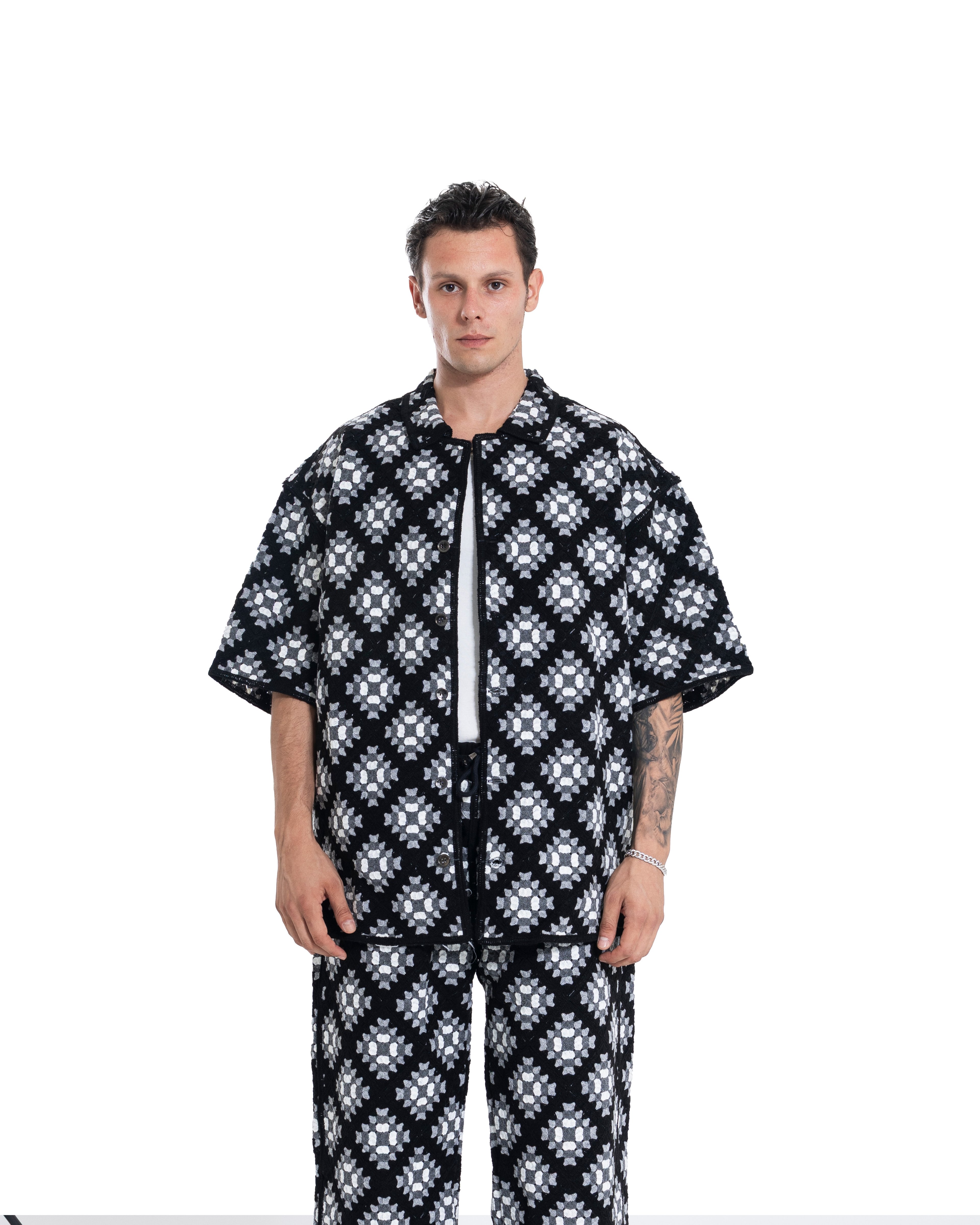 Unisex Knitted Shirt Black