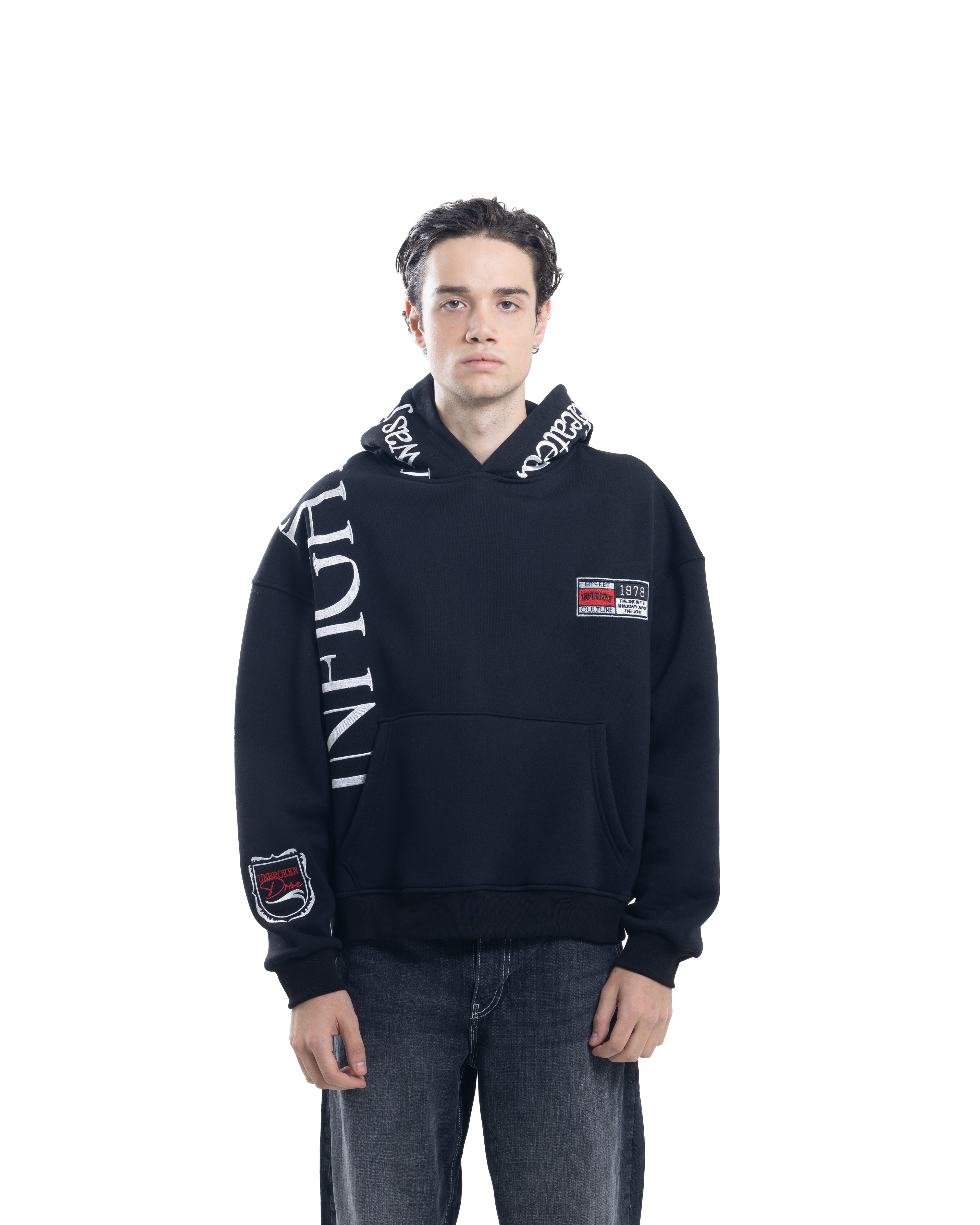 Infıghter Embroderry Hodie