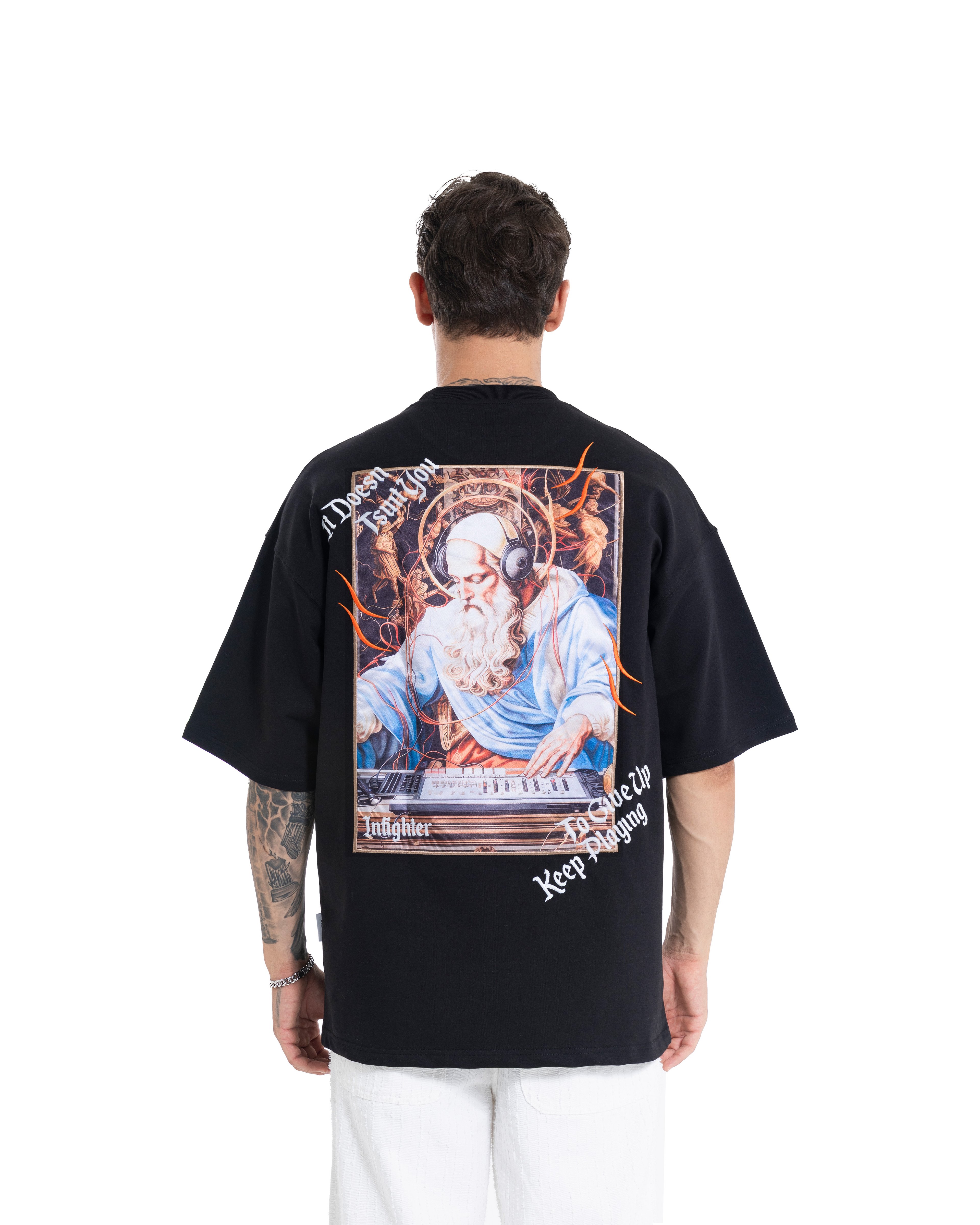 Premium Old Dj Oversize Siyah