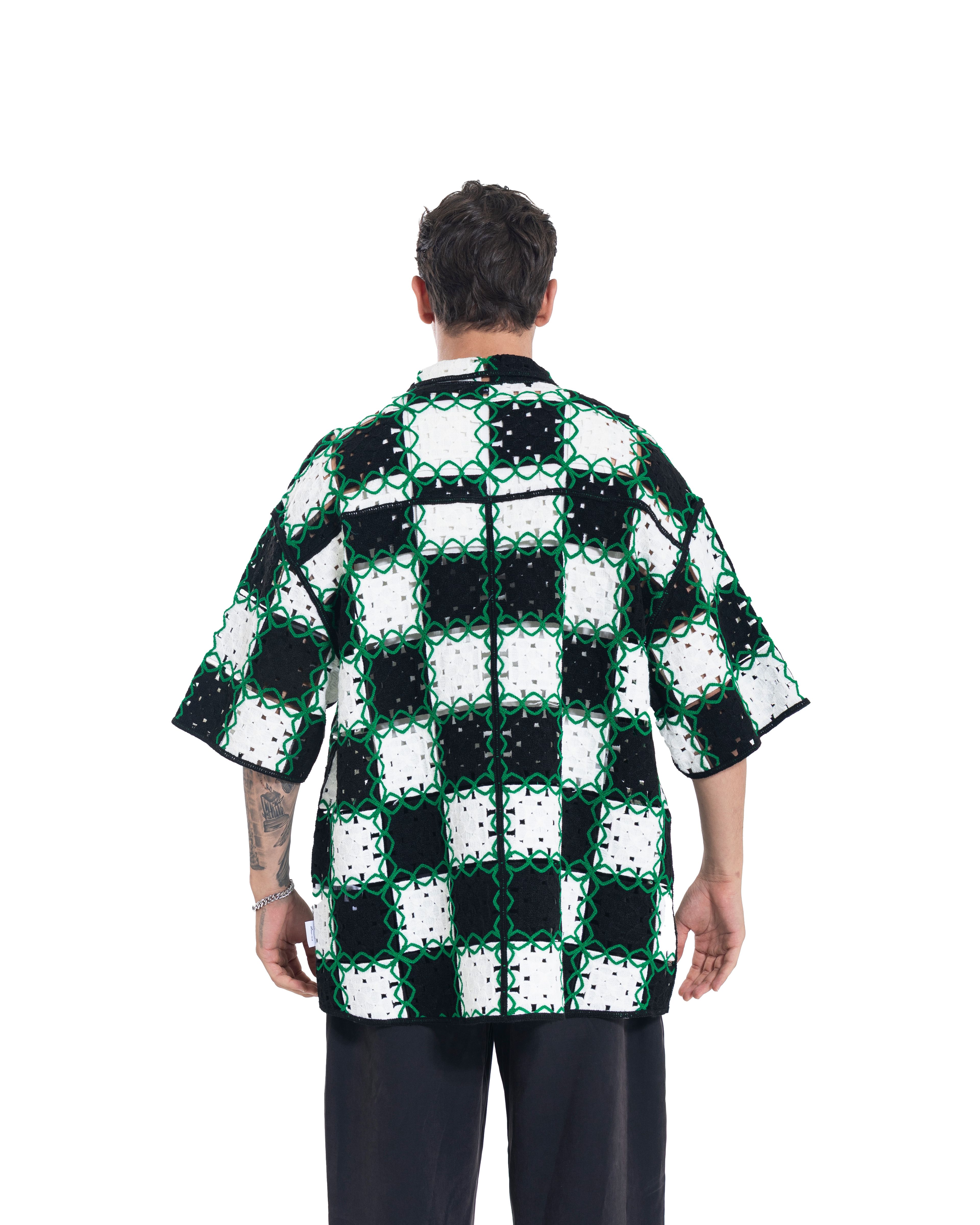 Unisex Knitted Pixel Tangle Shirt