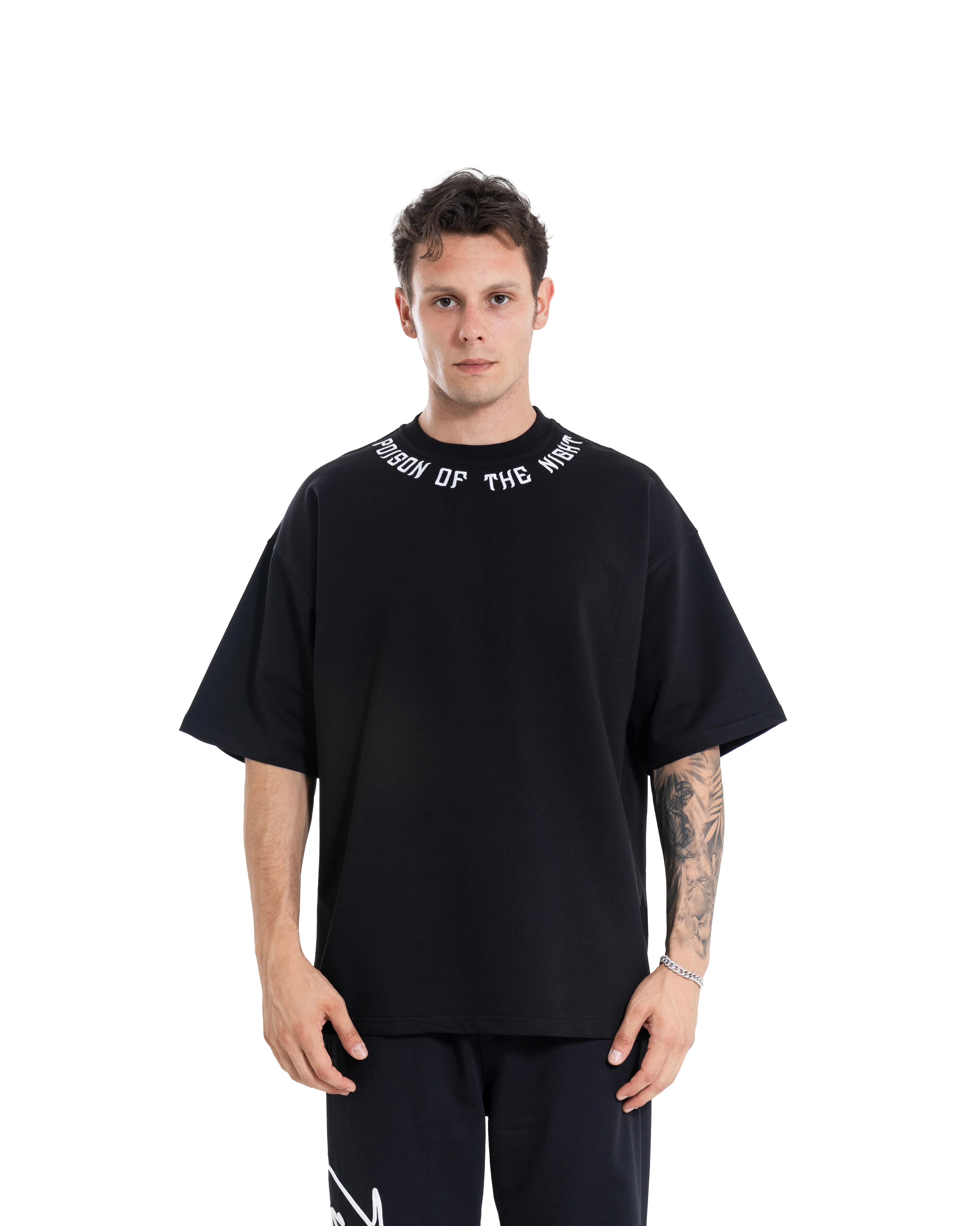 Dark Power Oversize Siyah Tişört