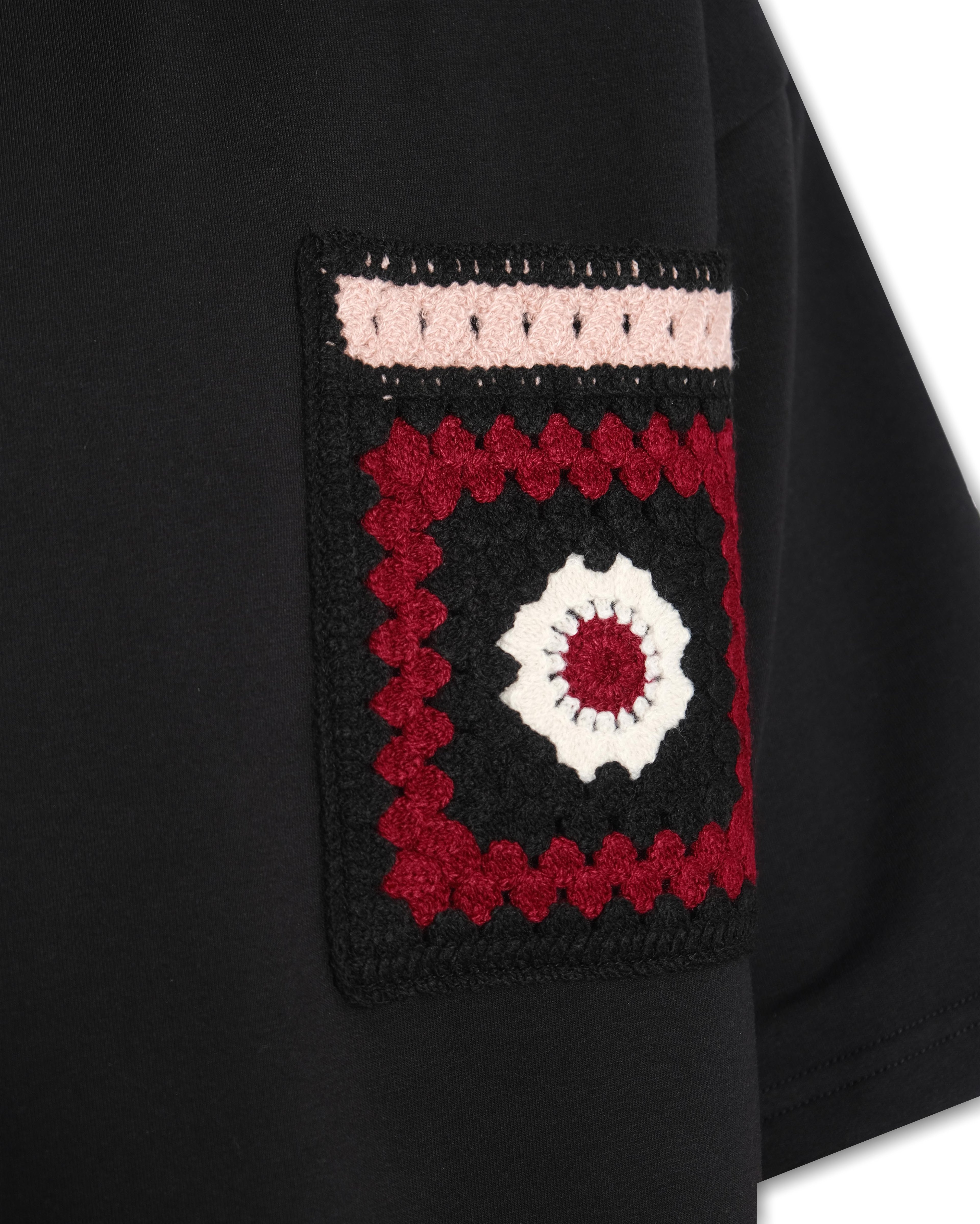 Knitting Siyah Tişört