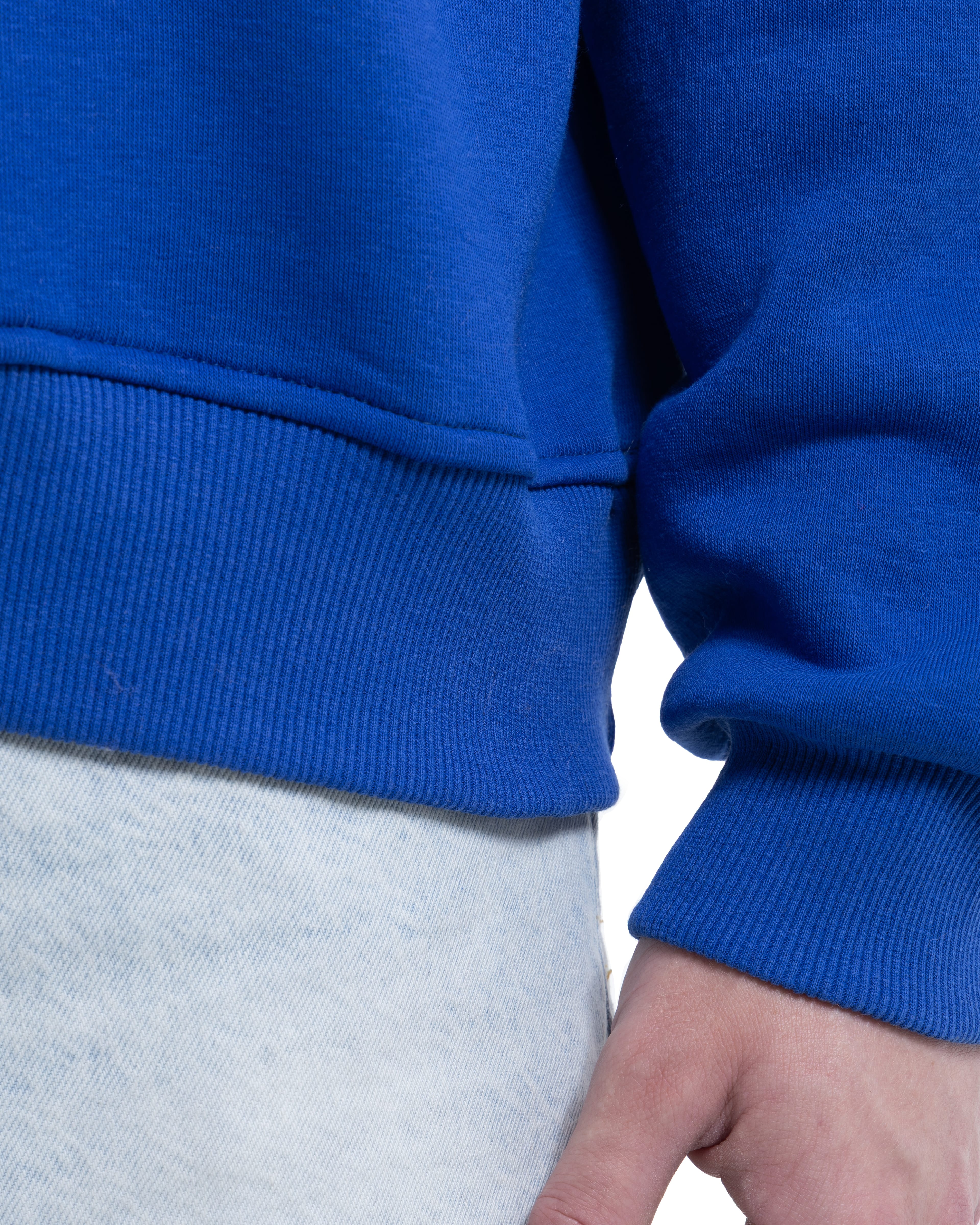Sax Bisiklet Yaka Basıc Sweatshirt