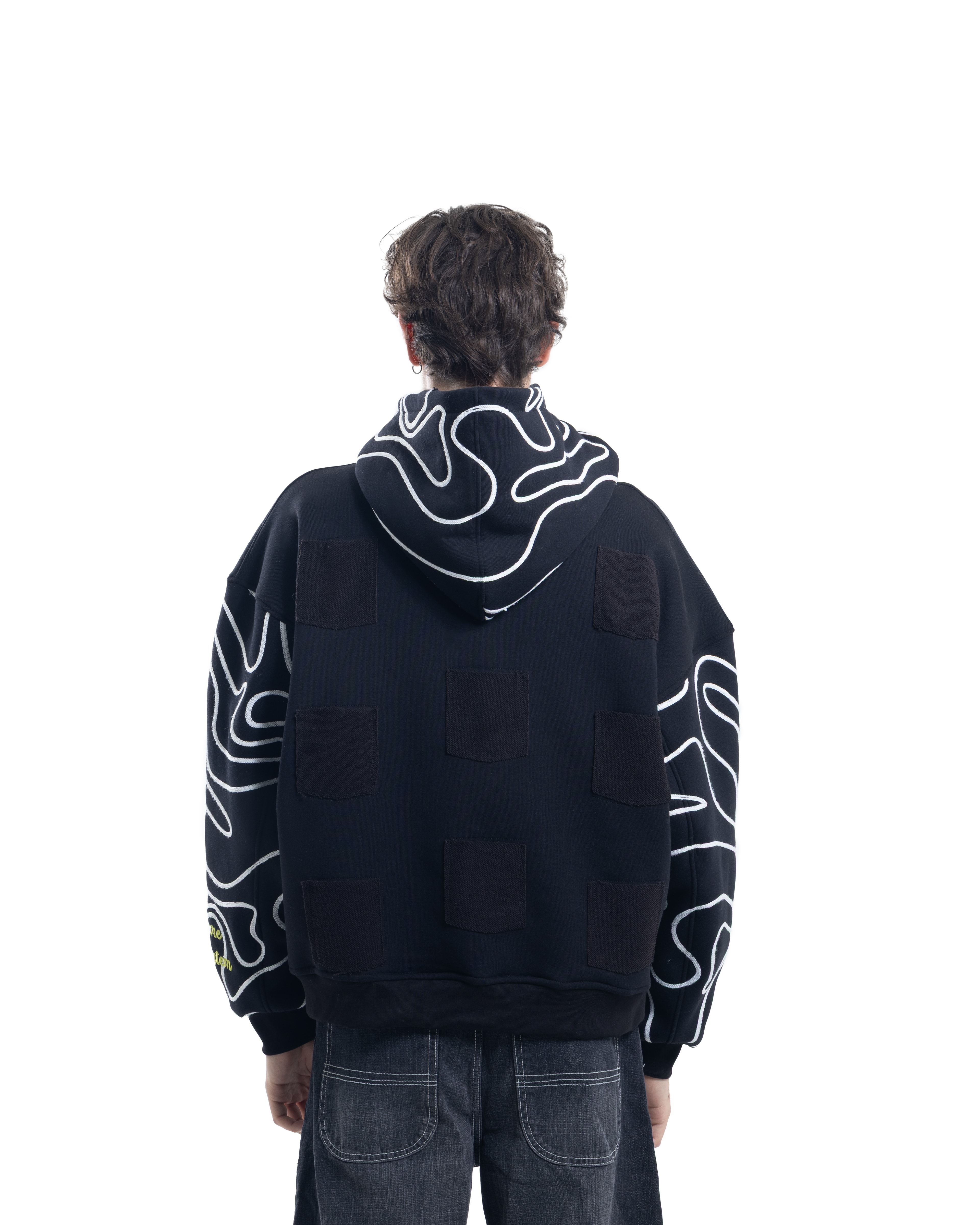 Street Map Oversize Hoodie