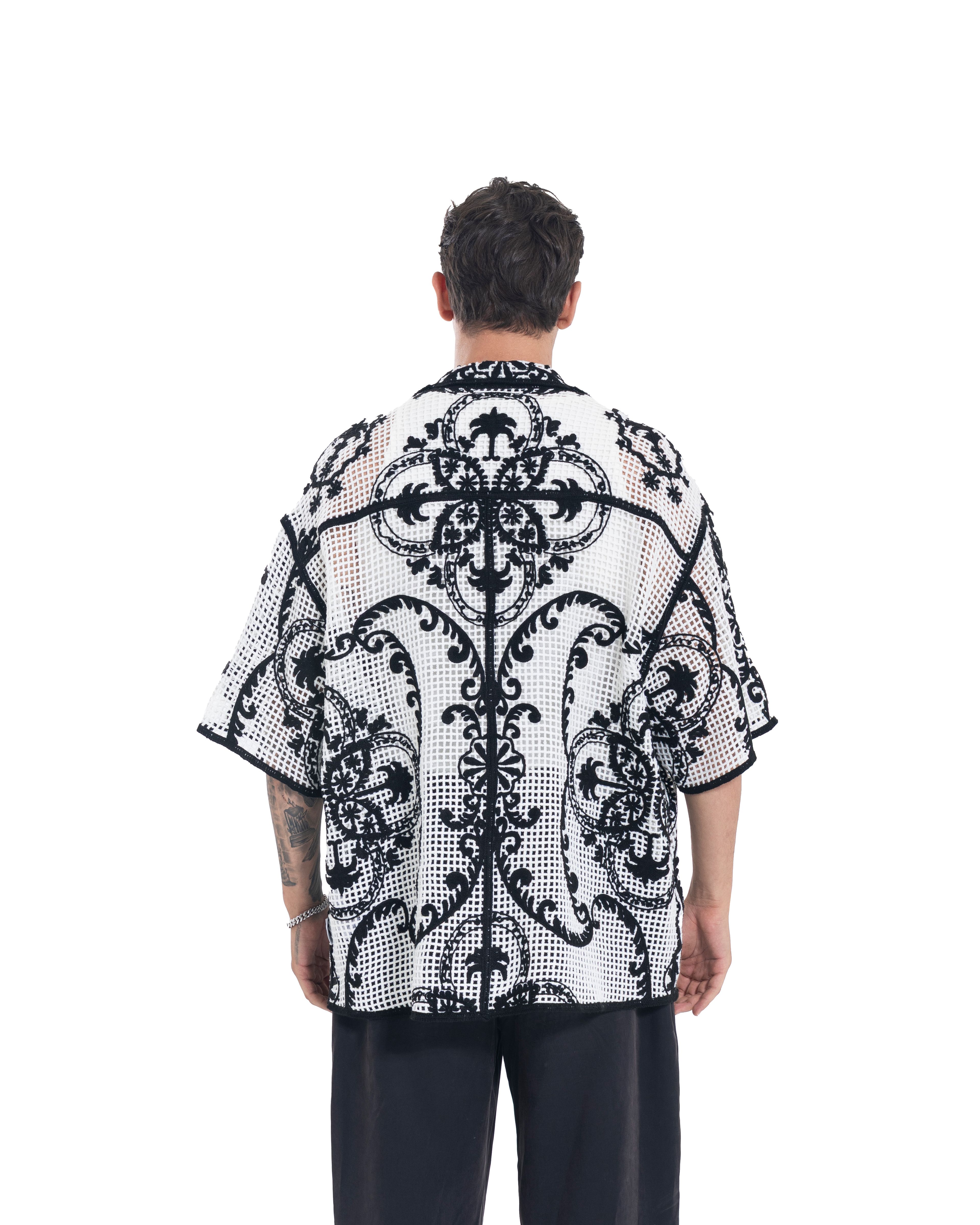 Unisex Knitted Ember Lace Shirt