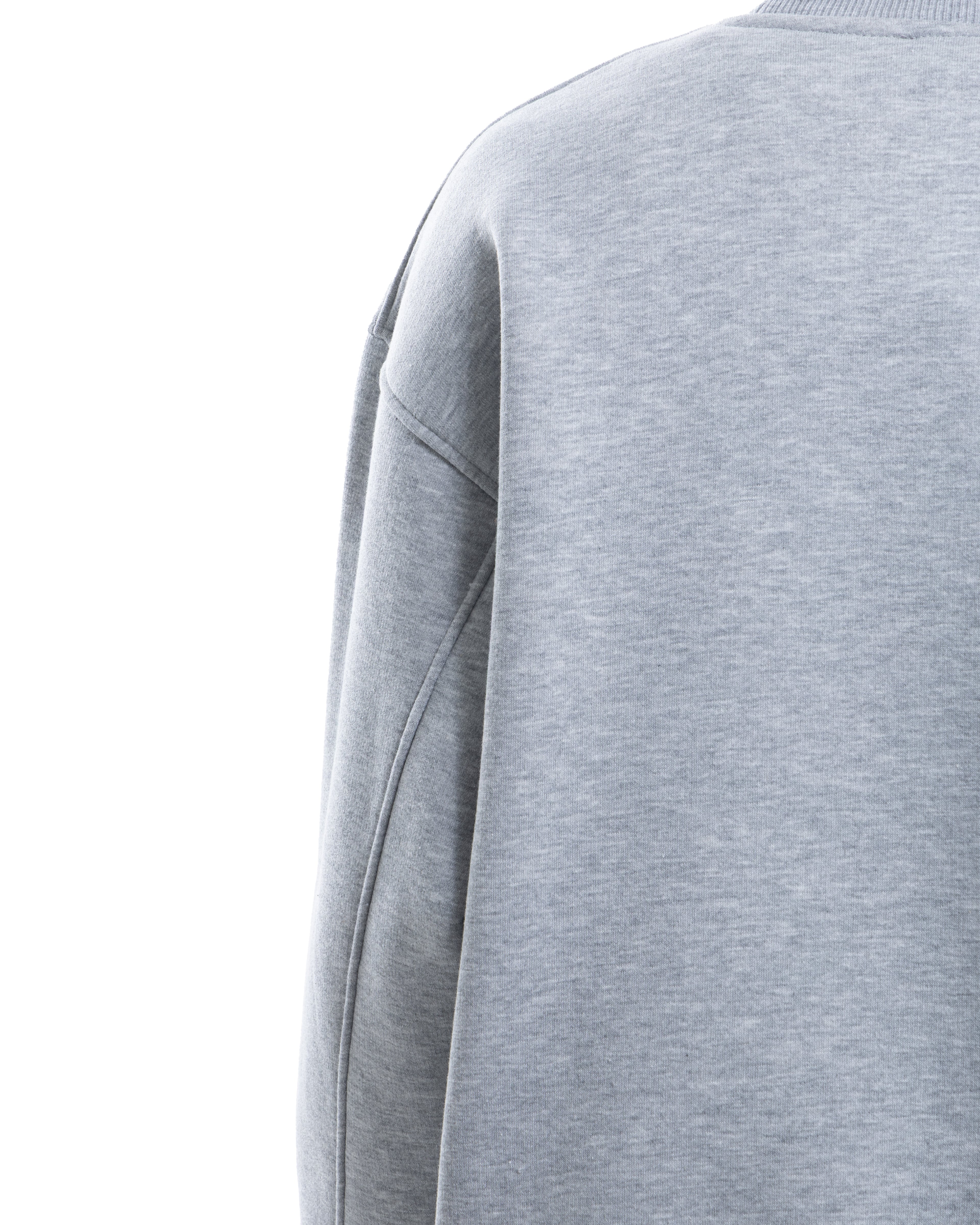 Gıri Bisiklet Yaka Basıc Sweatshirt