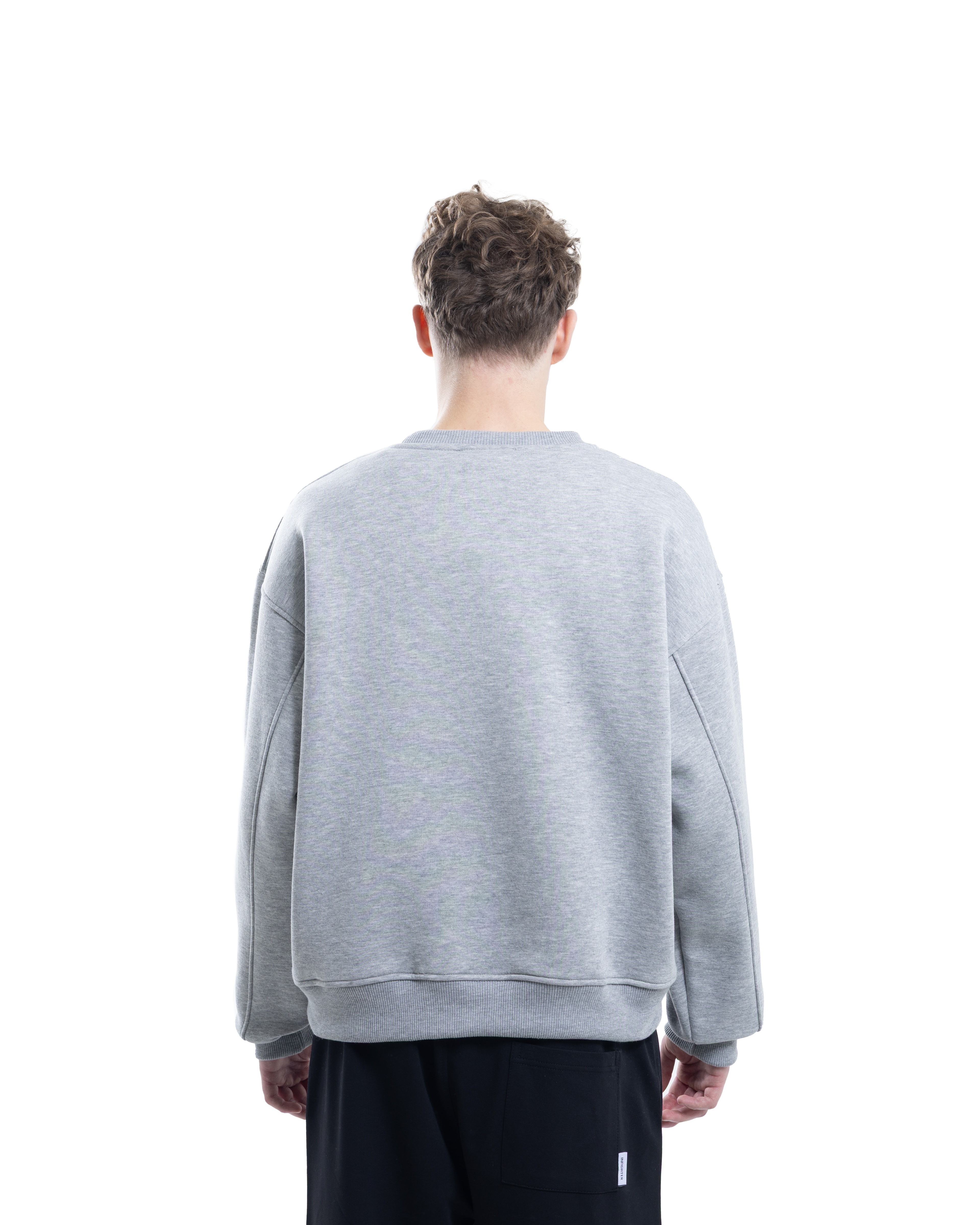 Gıri Bisiklet Yaka Basıc Sweatshirt