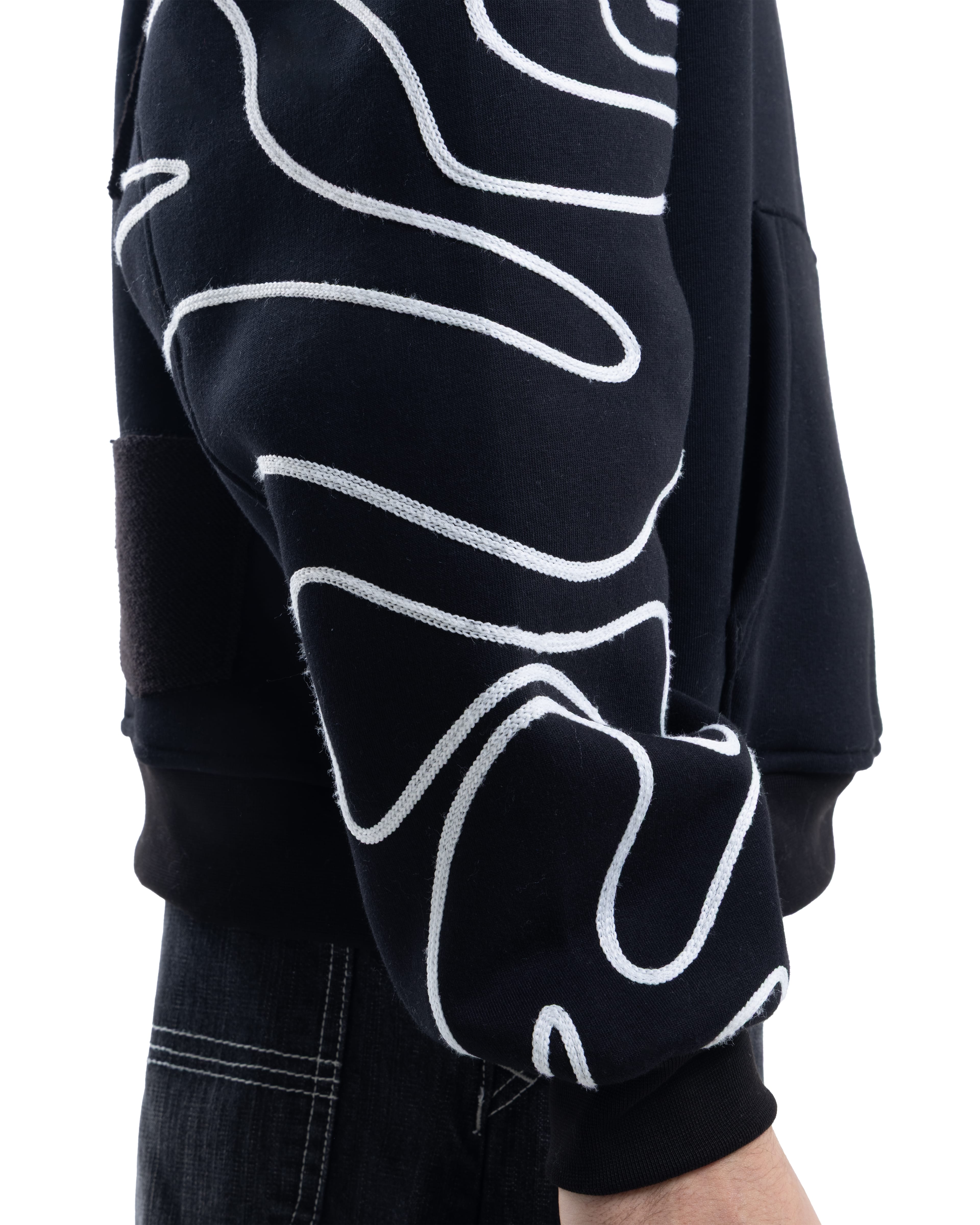 Street Map Oversize Hoodie