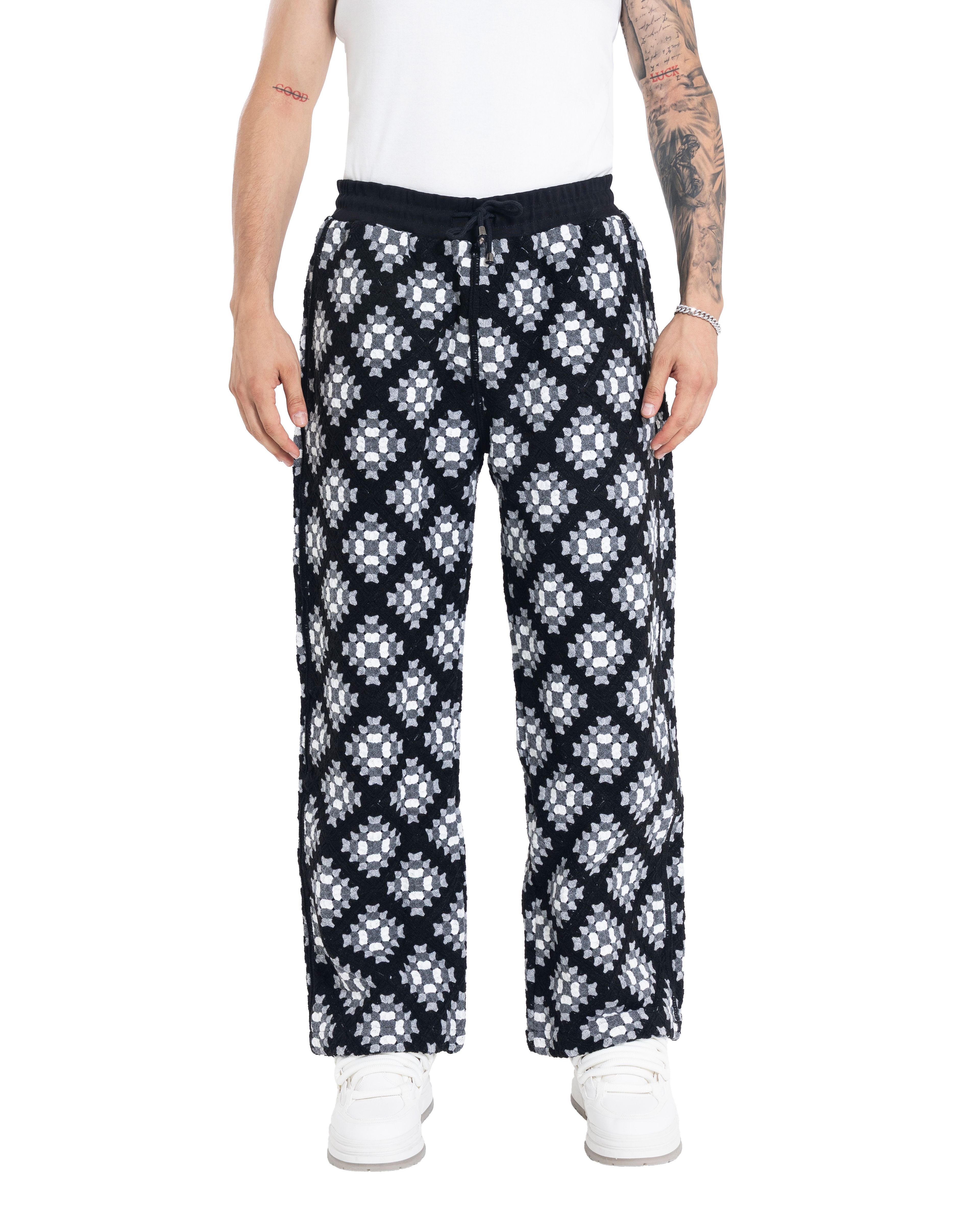 Unisex Knitted Pants Black