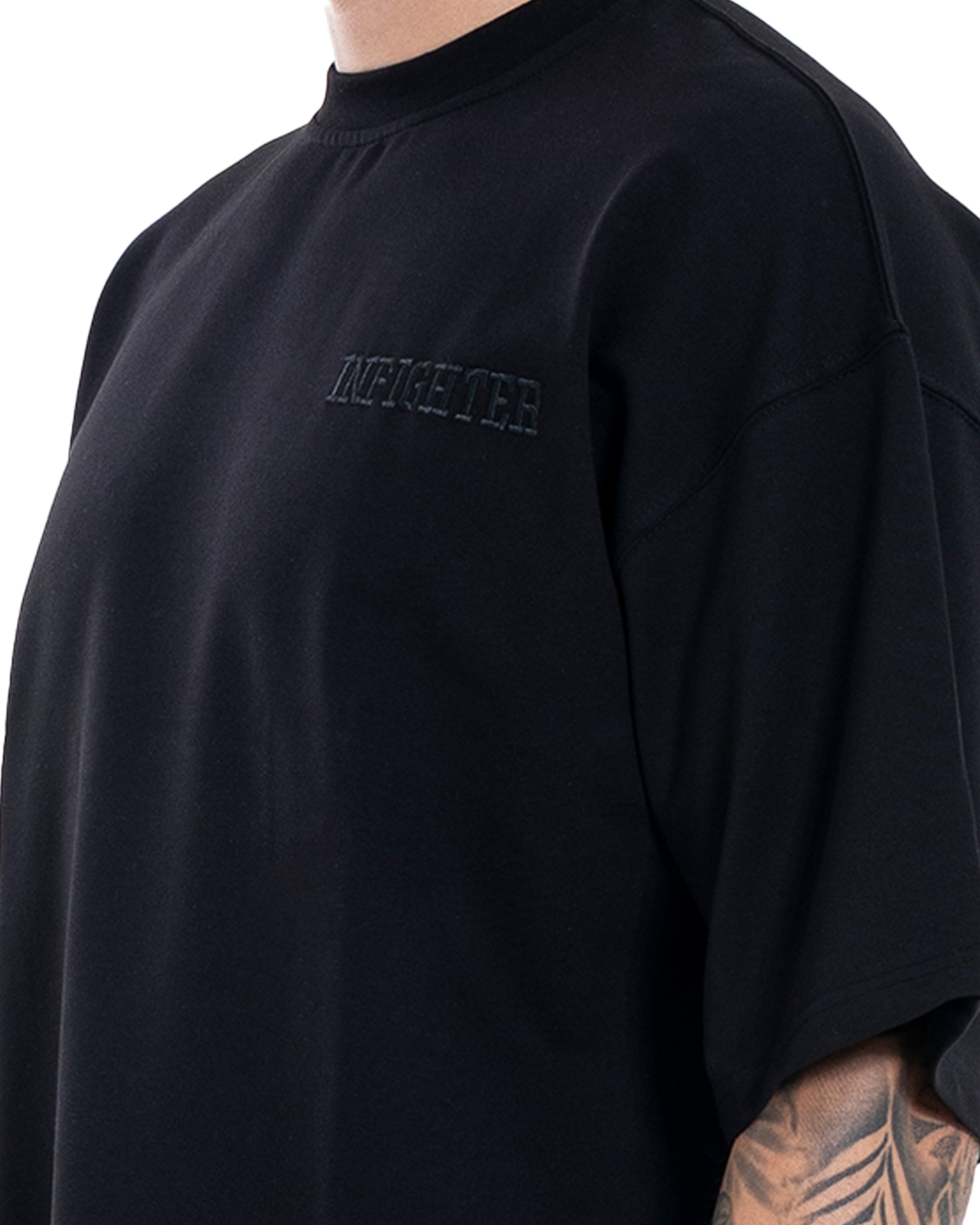 Siyah Basic Oversize Tişört