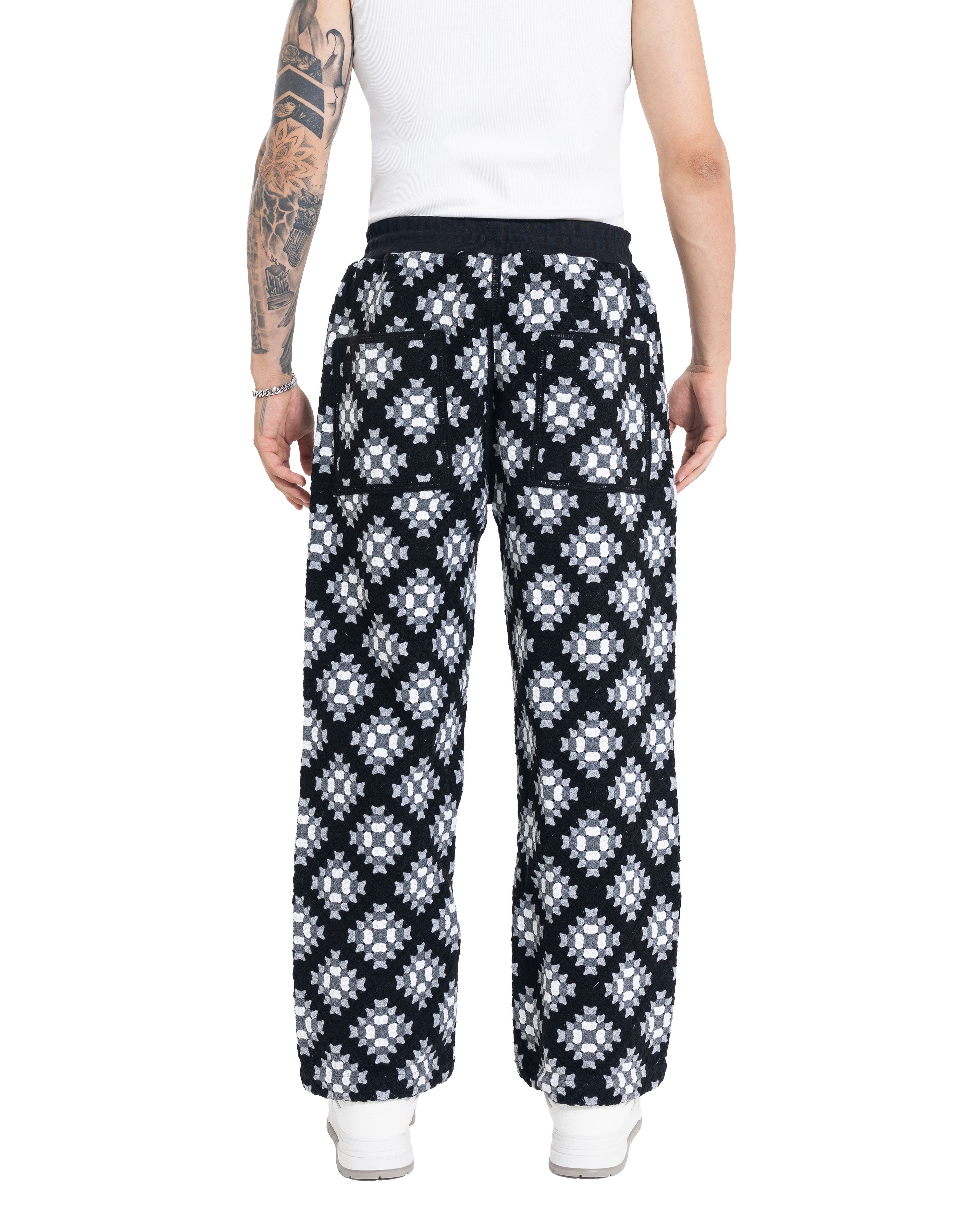 Unisex Knitted Pants Black