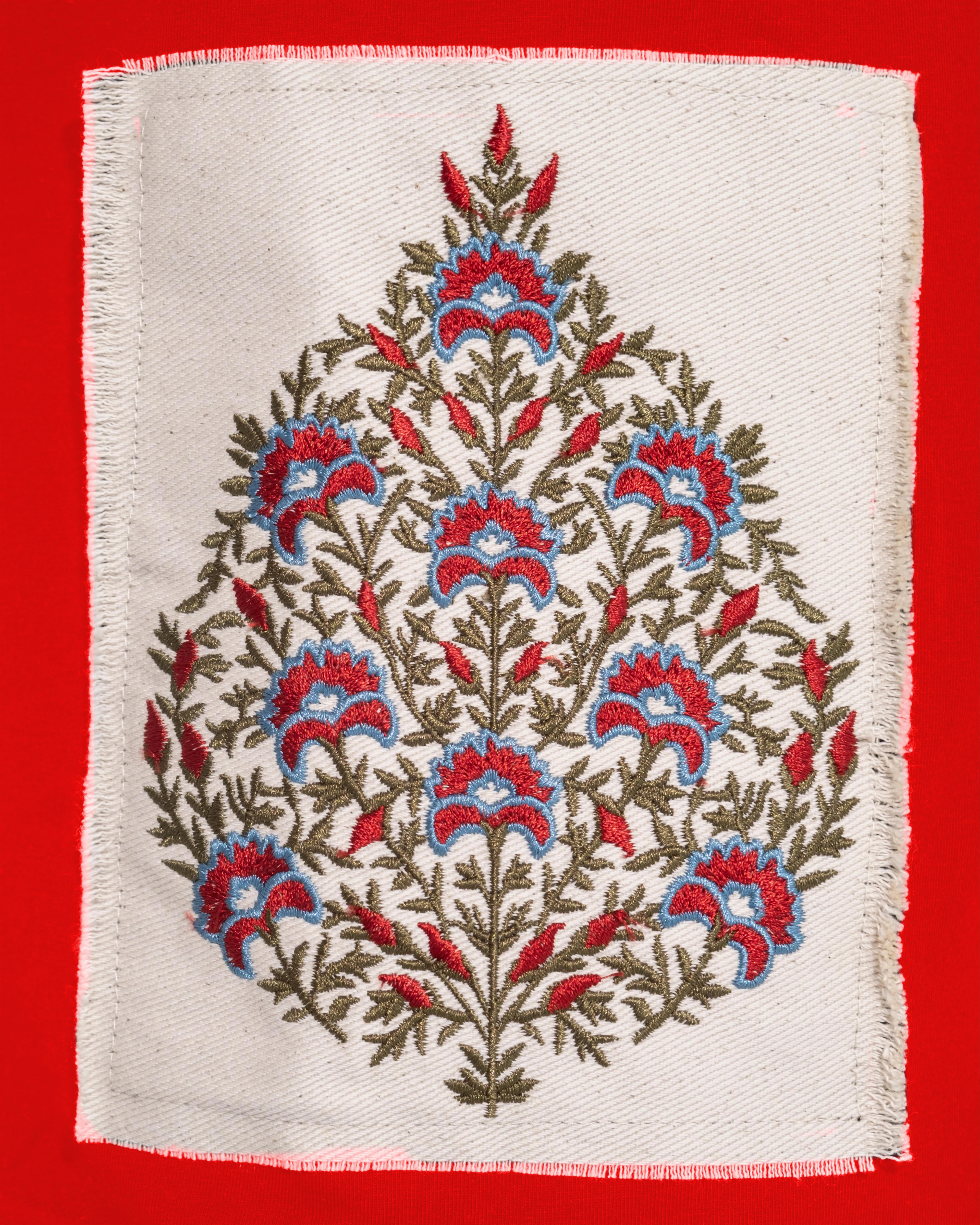 Premium Ethnic Oversize Kırmızı