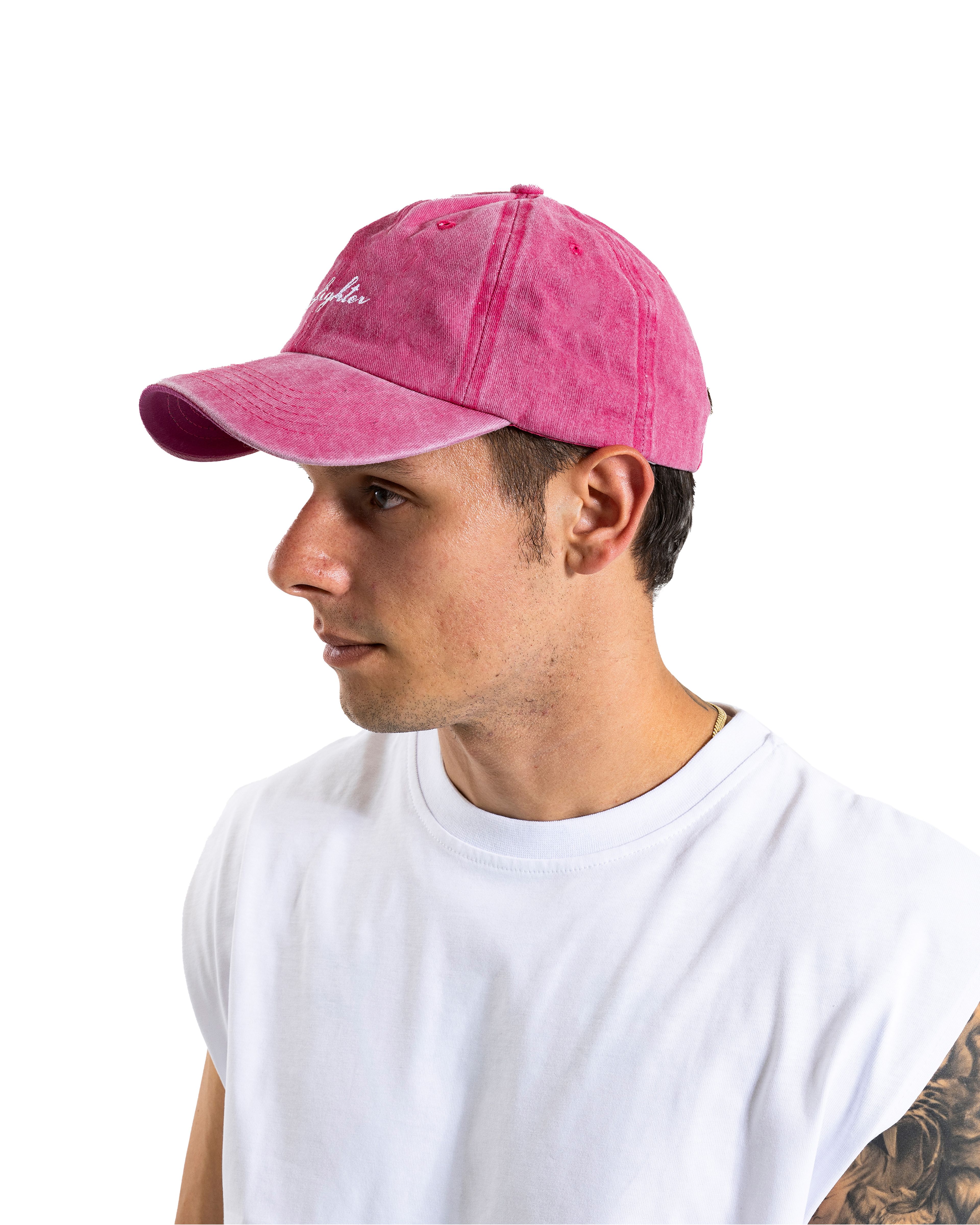 Yıkamalı Pembe Şapka