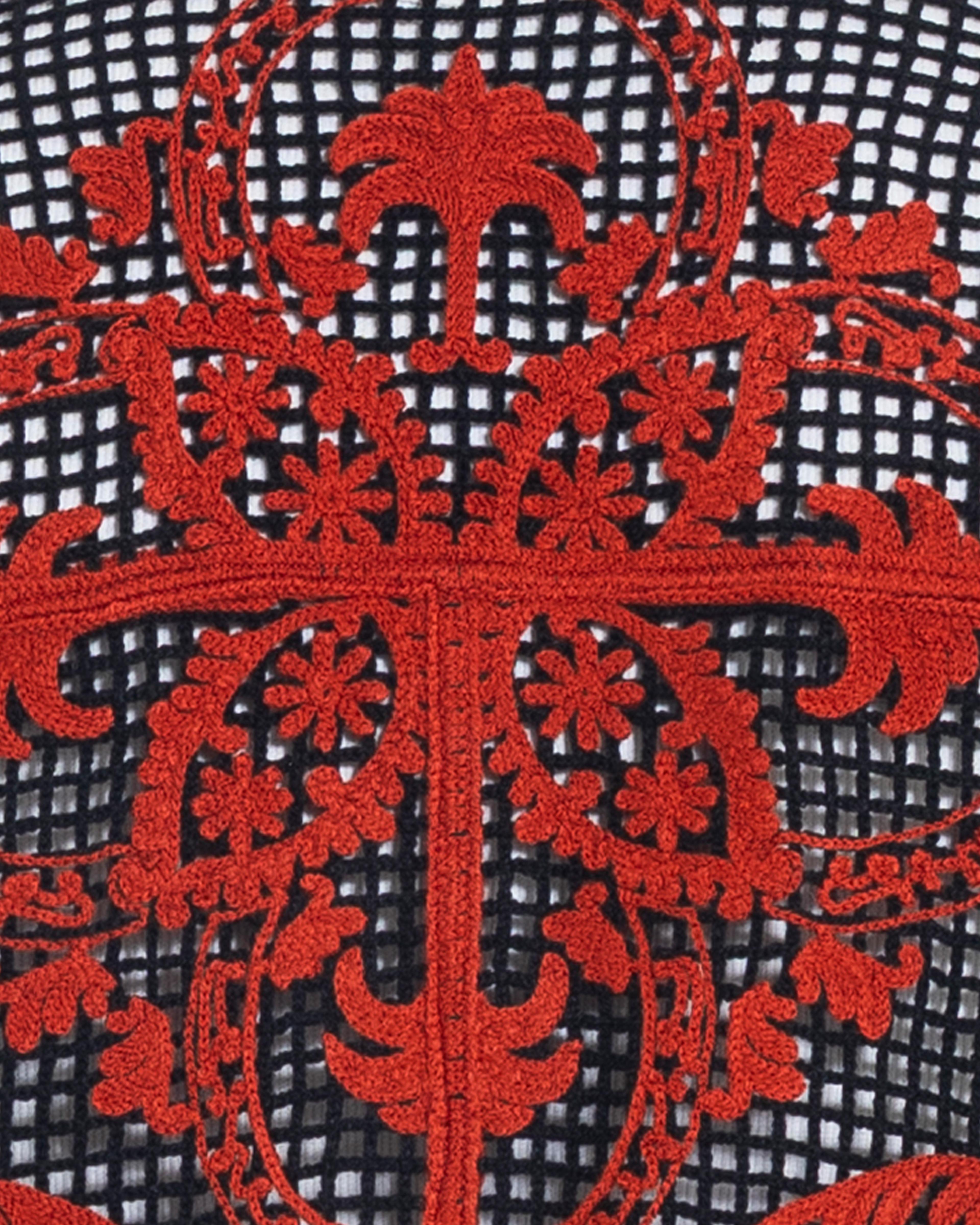 Unisex Knitted Ember Lace Shirt