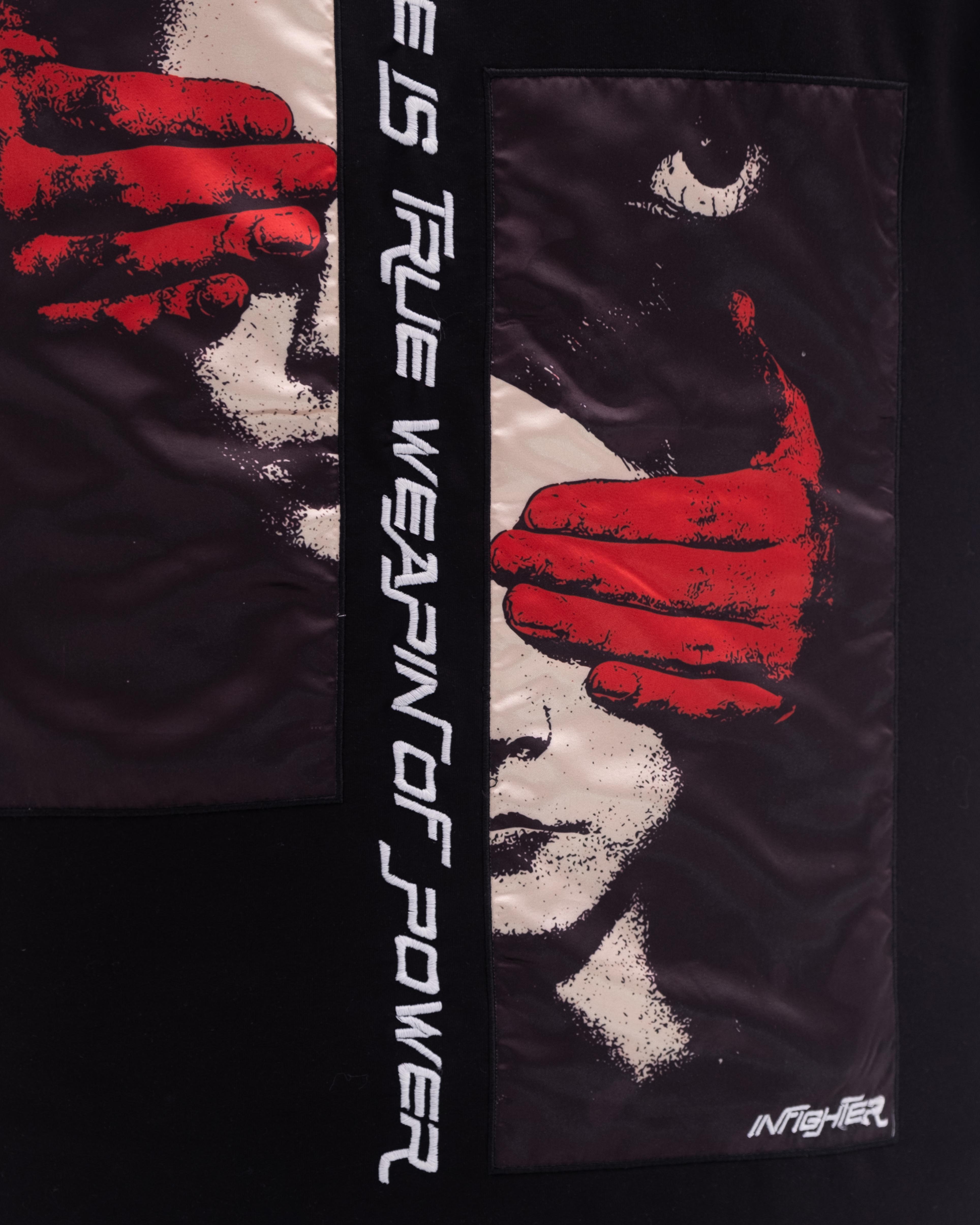 Dark Power Oversize Siyah Tişört