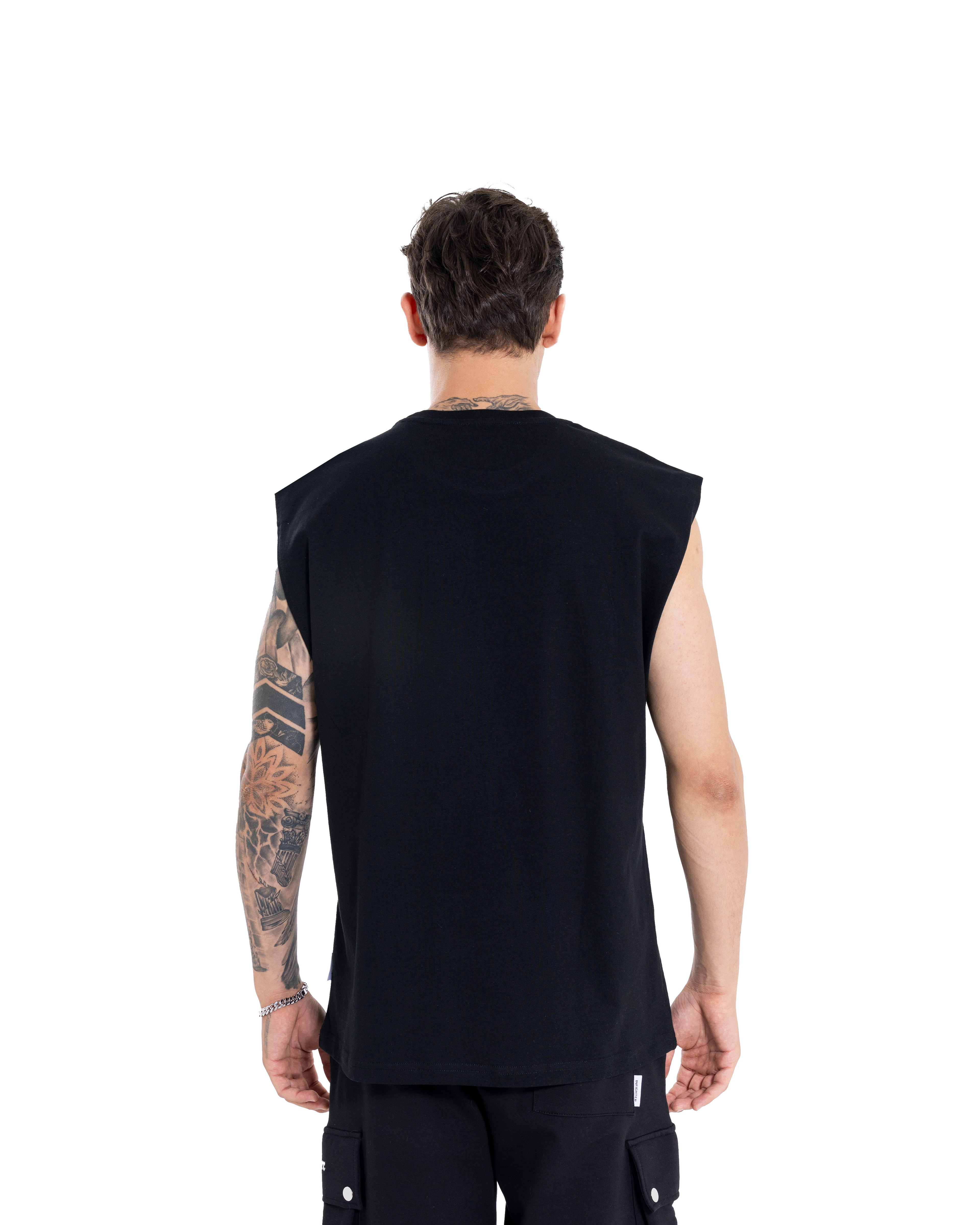 Muscle Fit Siyah Atlet