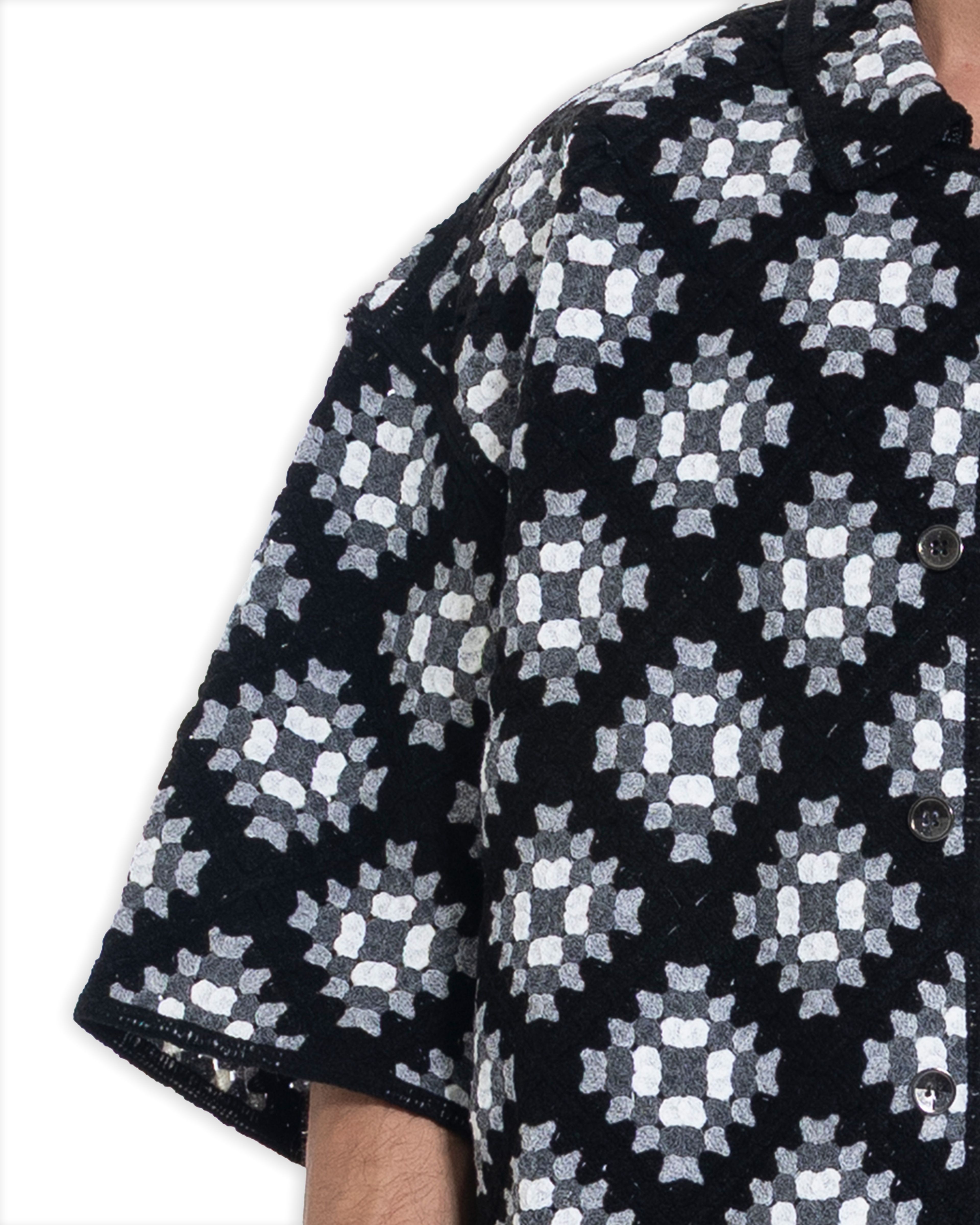 Unisex Knitted Shirt Black