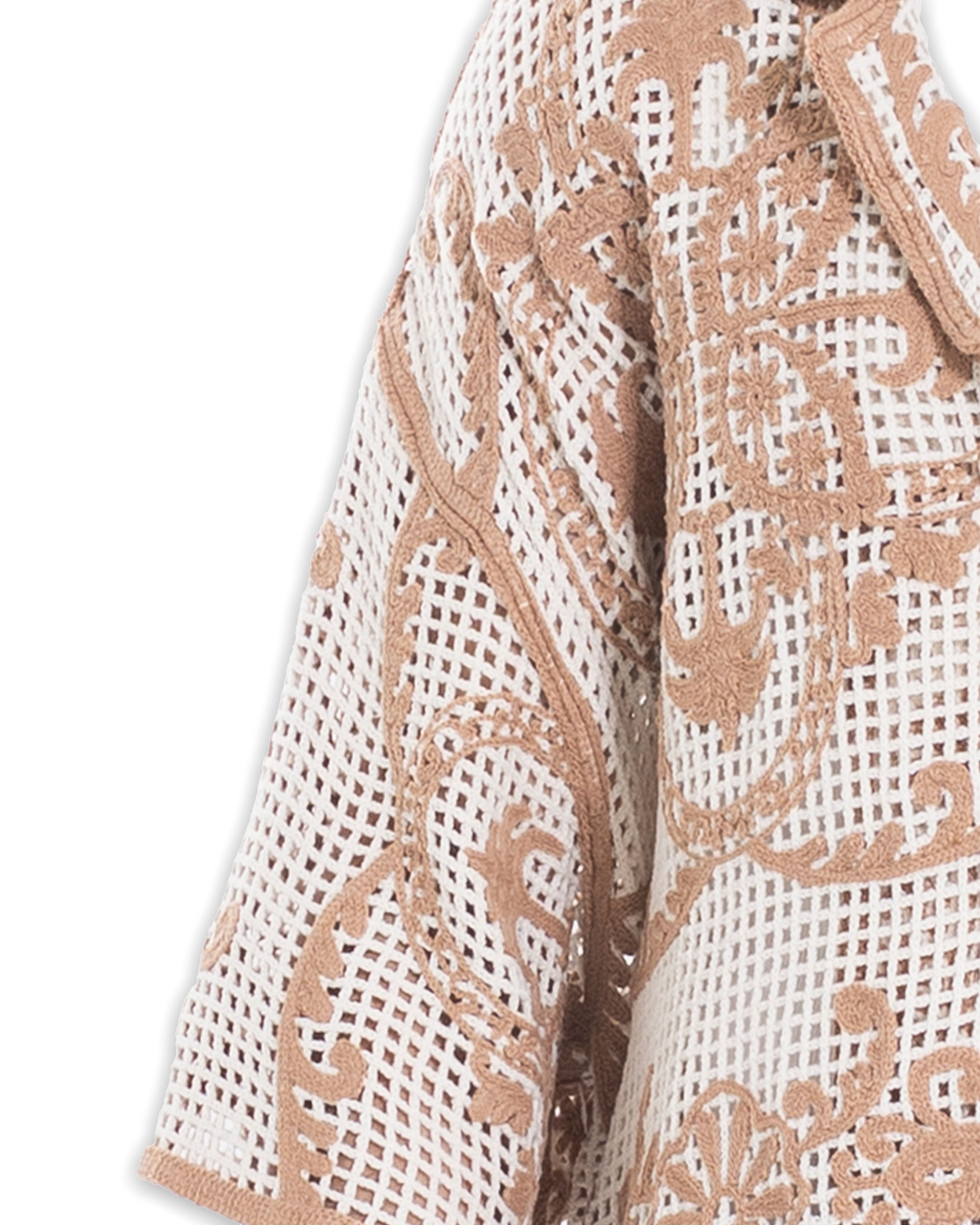 Unisex Knitted Ember Lace Shirt