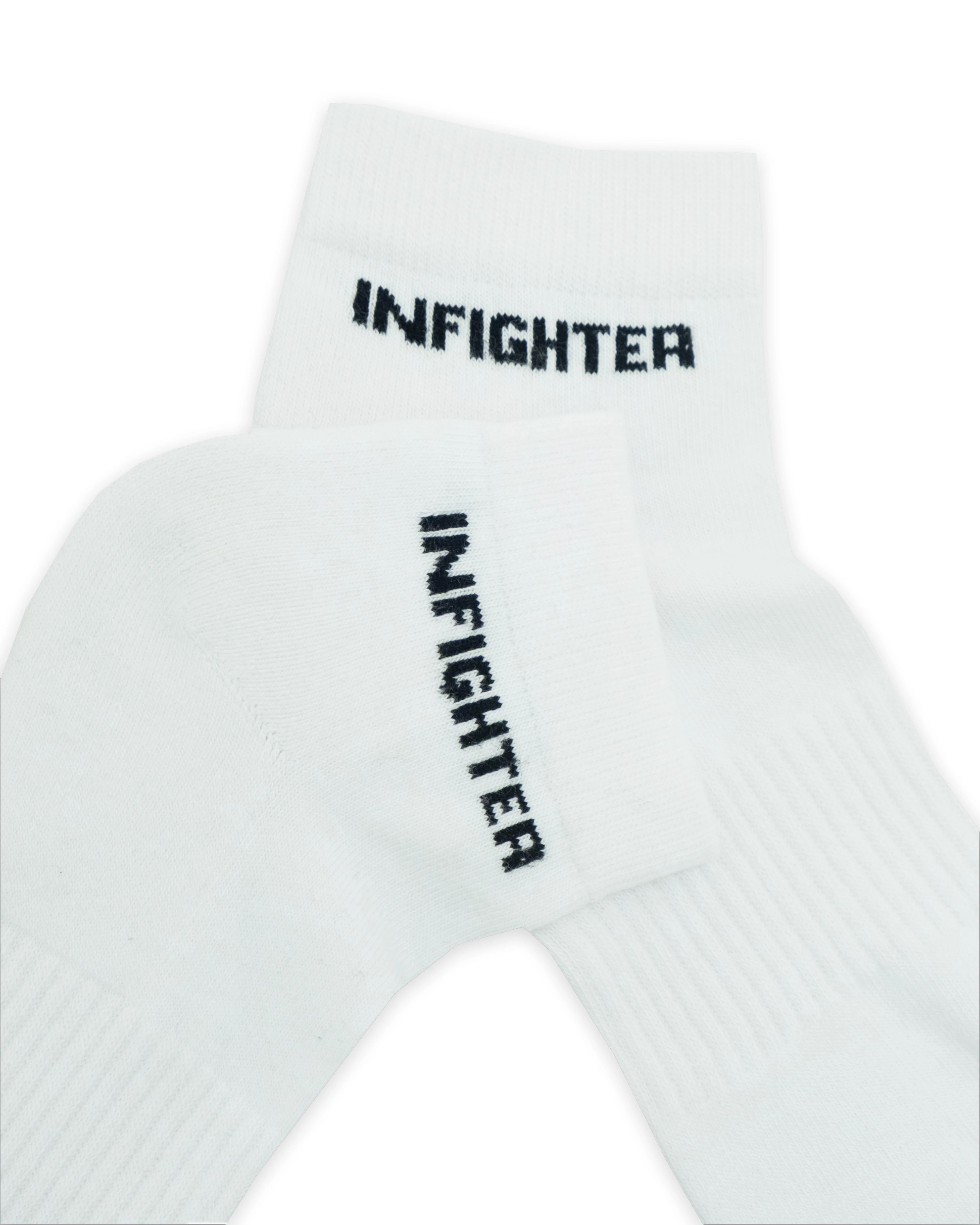 Infıghter Kısa Bilek Çorap Beyaz