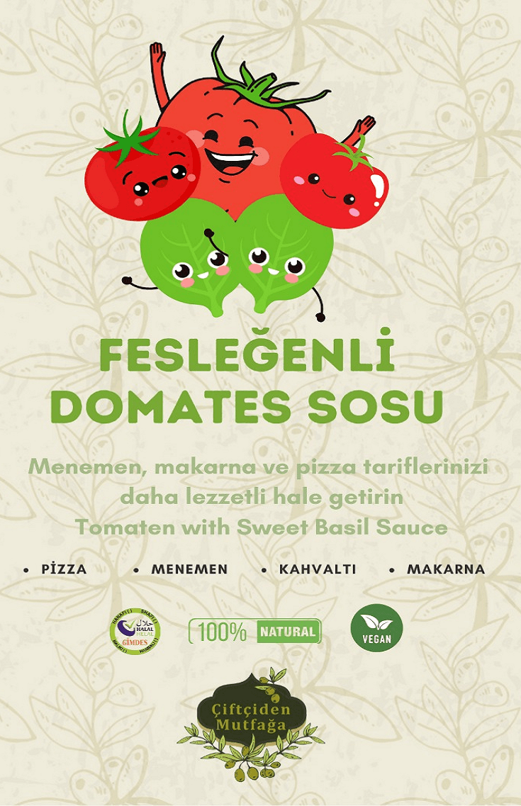 Fesleğenli Domates Sosu 300 gr