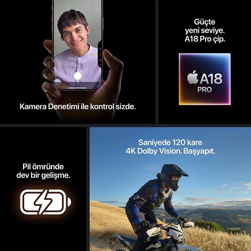 iPhone 16 Pro 1 TB (Apple Türkiye Garantili)