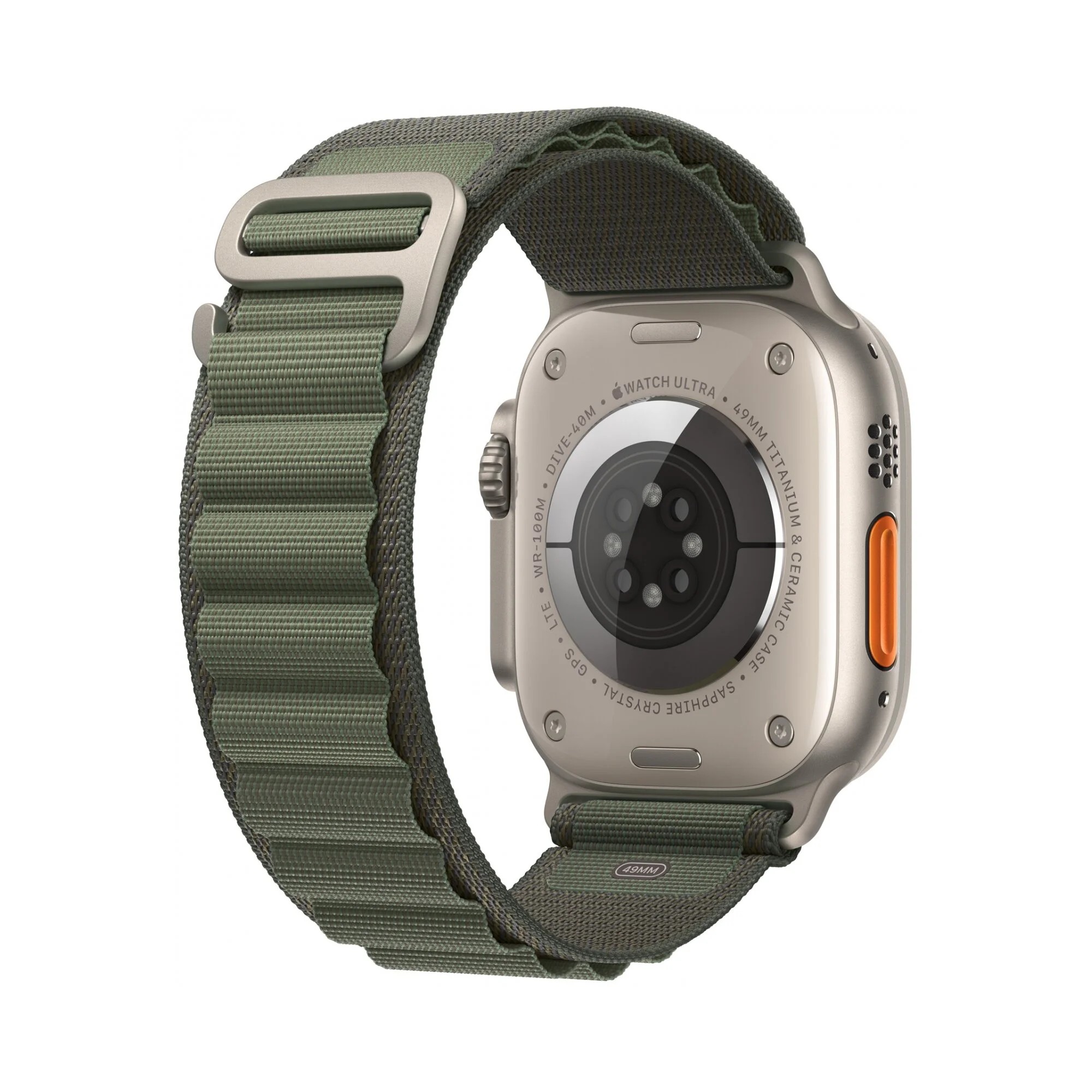 WATCH ULTRA GPS + CELLULAR 49mm TİTANYUM KASA VE YEŞİL-ALPİNE
