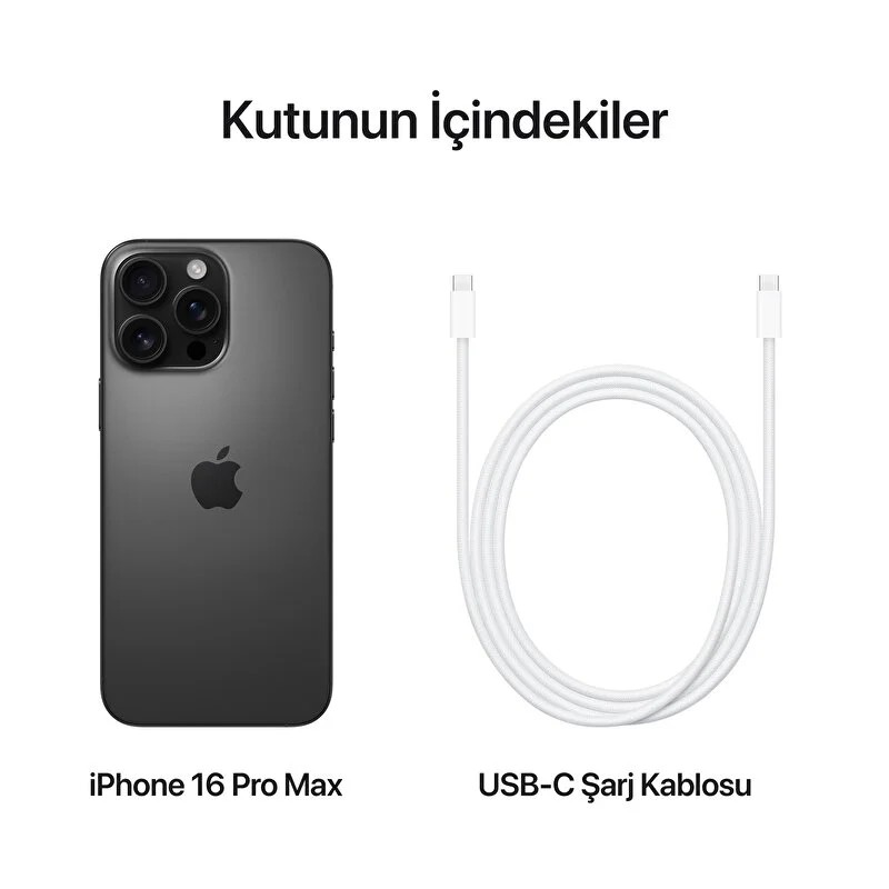 iPhone 16 Pro Max 256 GB (Apple Türkiye Garantili)