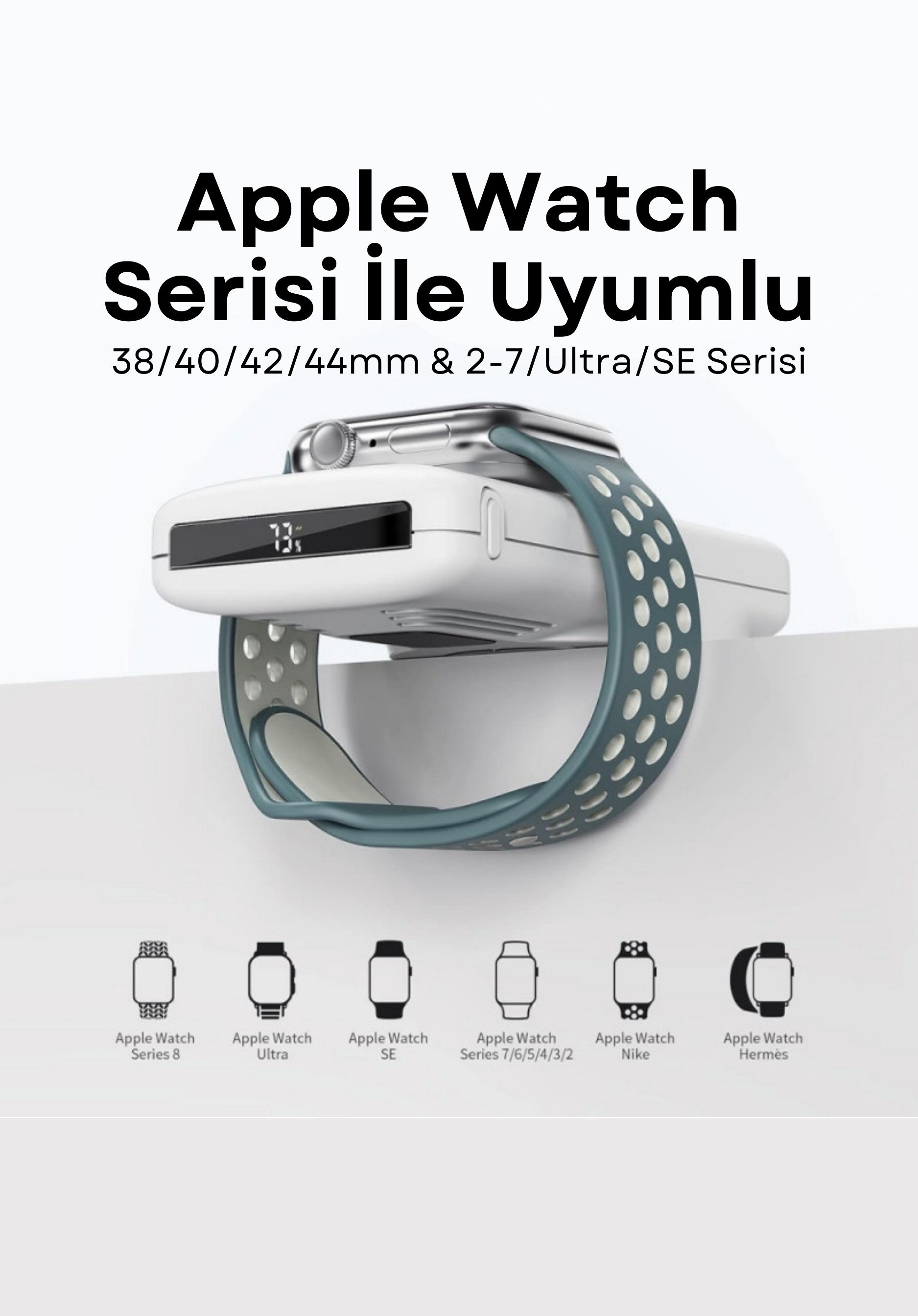 IWALK MAG-X MAGSAFE KABLOSUZ ŞARJ ÖZELLİKLİ 3 IN 1 ( İPHONE / AİRPODS / APPLE WATCH UYUMLU) 10.000 mAh POWERBANK