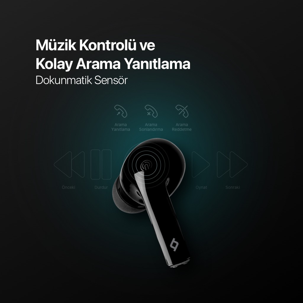 AirBeat Plus Gerçek Kablosuz TWS Bluetooth Kulaklık