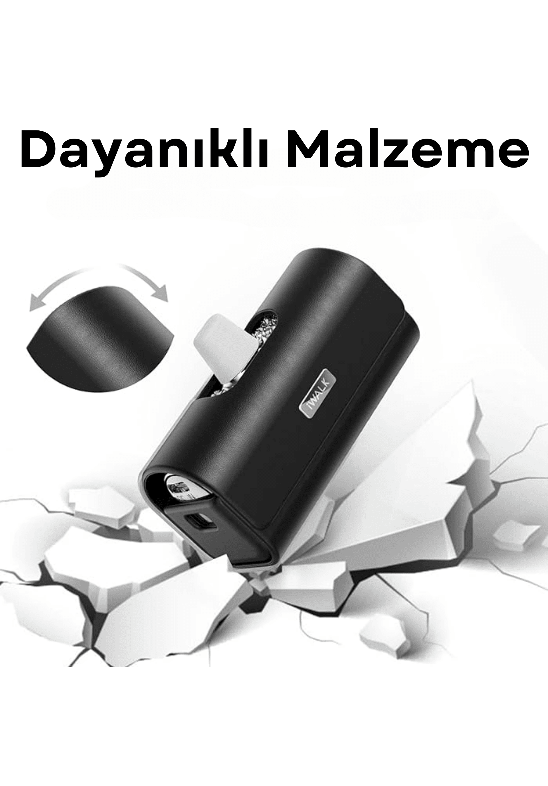 MİNİ POWERBANK KILIF LPE003 - SİYAH