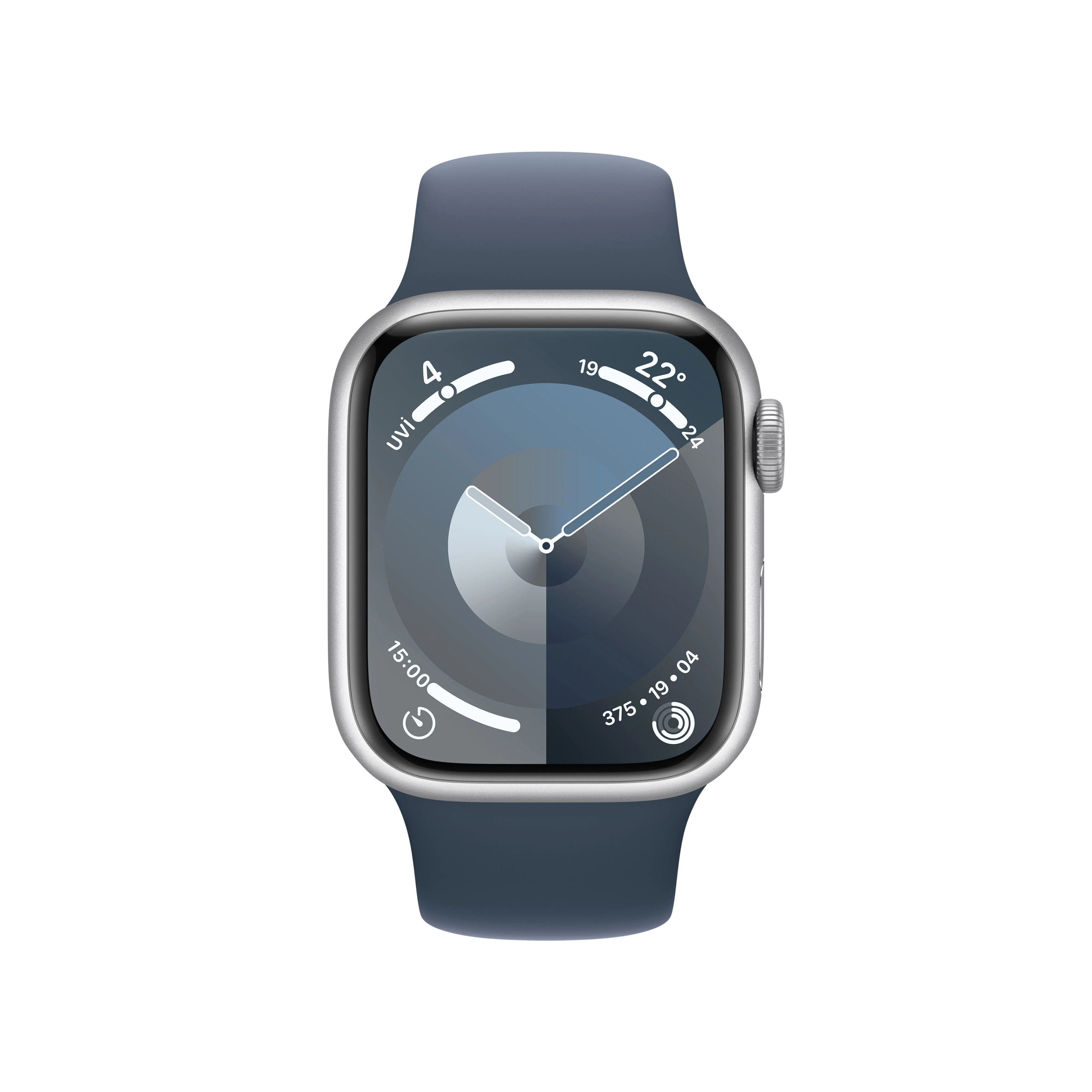  WATCH SERIES 9 GPS 41MM ALÜMİNYUM KASA VE SPOR KORDON - S/M - Gümüş
