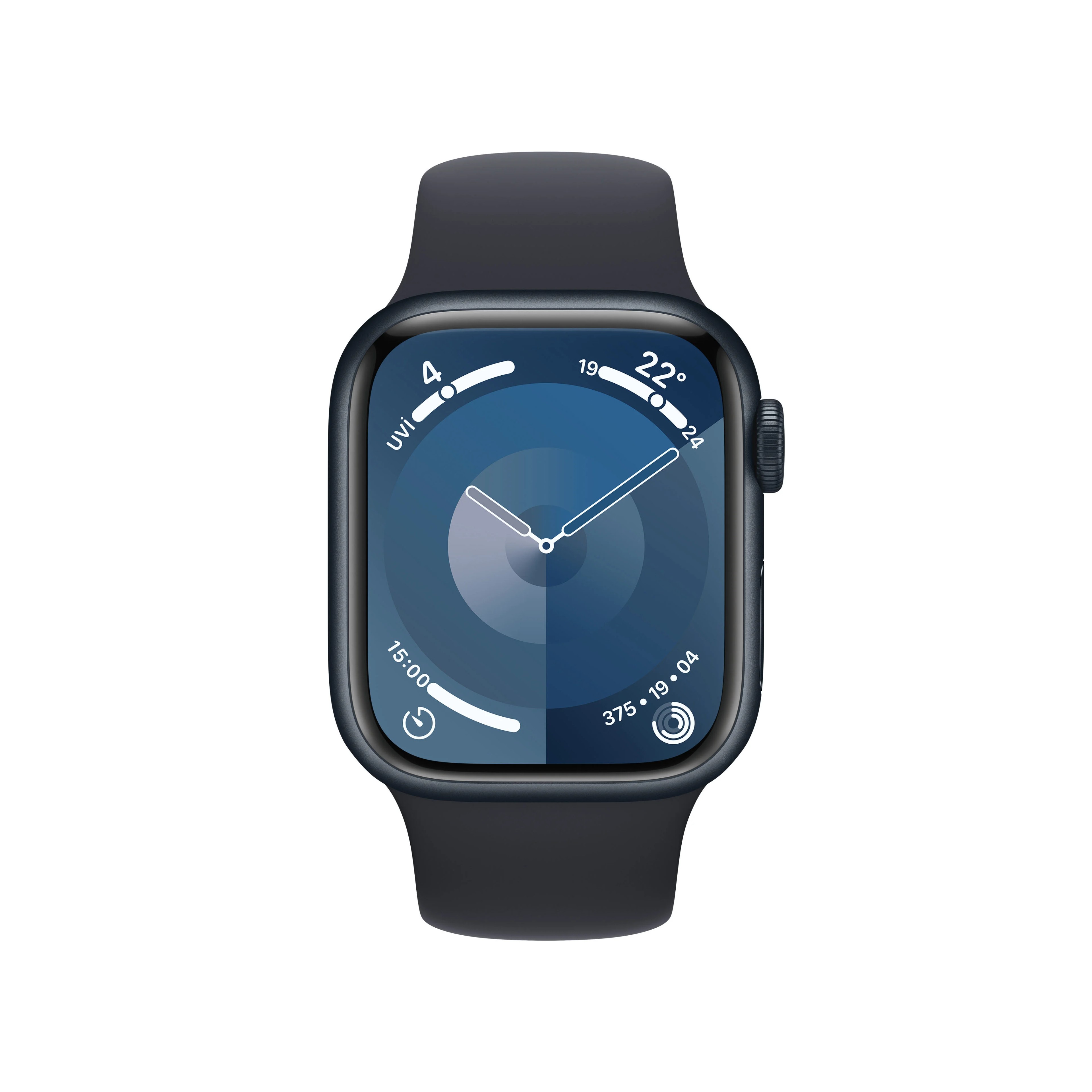  WATCH SERIES 9 GPS 41MM ALÜMİNYUM KASA VE SPOR KORDON - S/M - Gece Yarısı