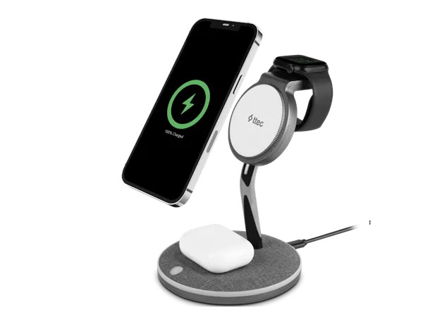  APPLE İPHONE+ APPLE WATCH+ AİRPODS KABLOSUZ HIZLI ŞARJ STANDI