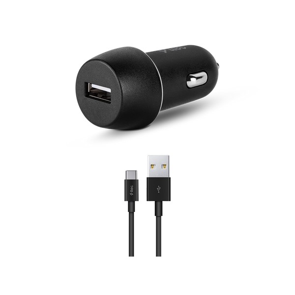 SmartCharger 2.1A Araç Şarj Aleti + USB-C Kablo